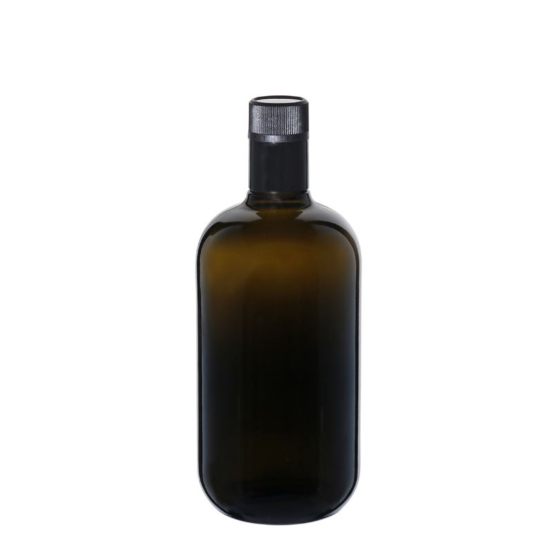 750 ml boca za sirće/ulje 'Biolio', staklo, antikno zelena, grlo: DOP