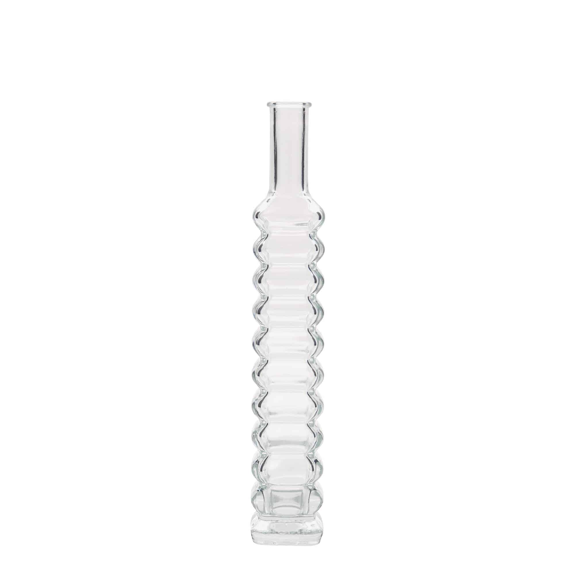 100 ml staklena boca „Roma“, kvadratna, grlo: čep