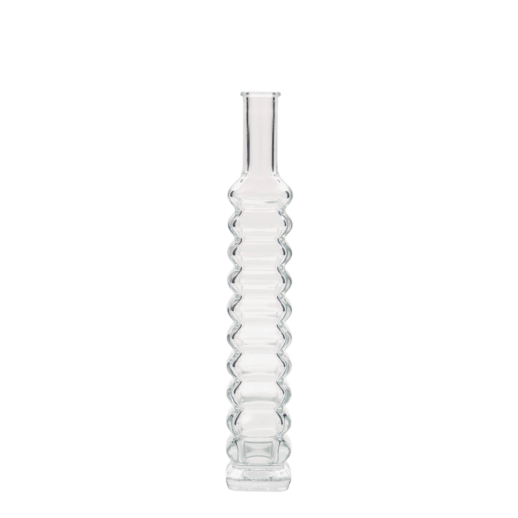 100 ml staklena boca „Roma“, kvadratna, grlo: čep