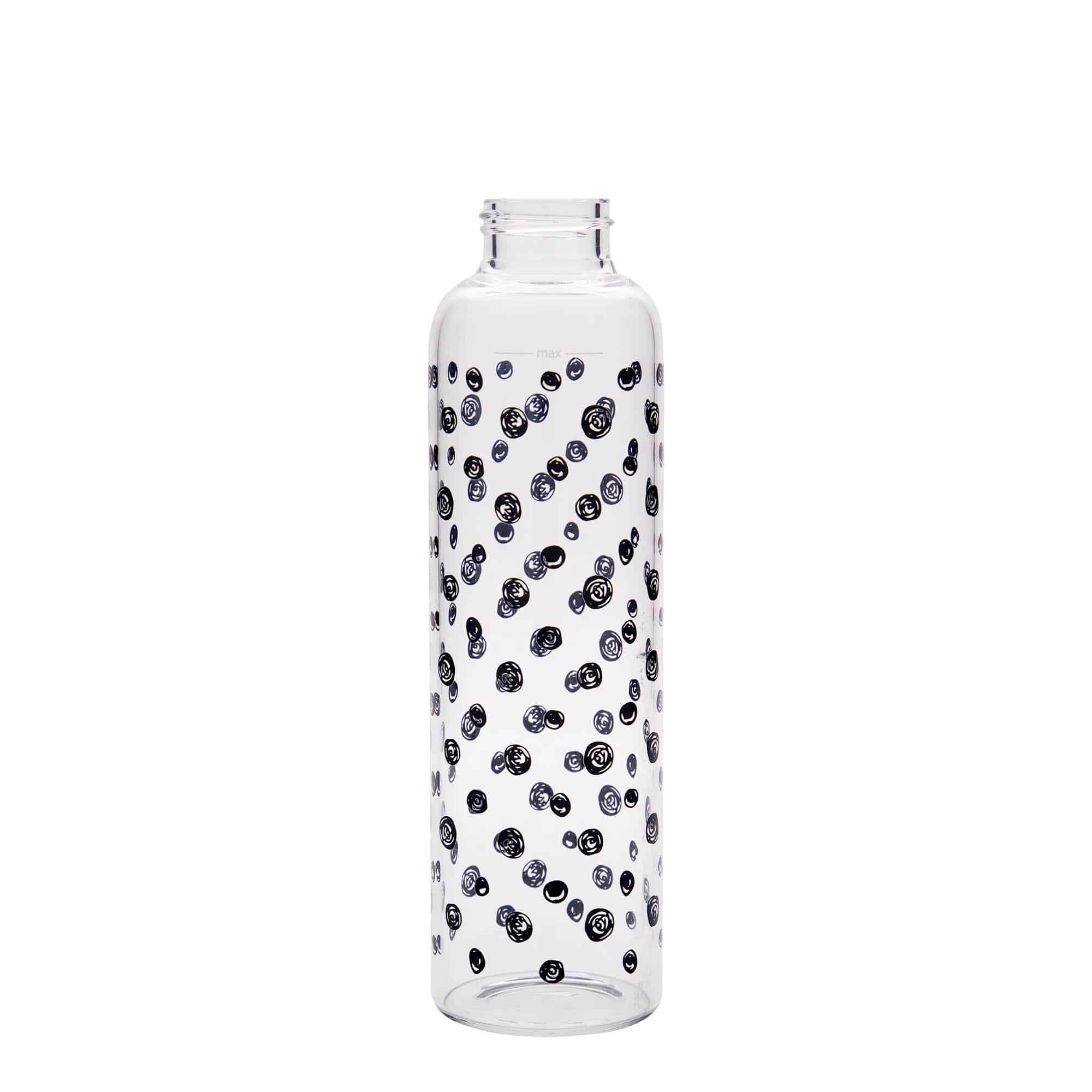 Flaša za piće 500 ml 'Perseus', motiv: Crne tačke, otvor: Navojni zatvarač Flaša za piće 500 ml 'Perseus', motiv: Crne tačke, otvor: Navojni zatvarač