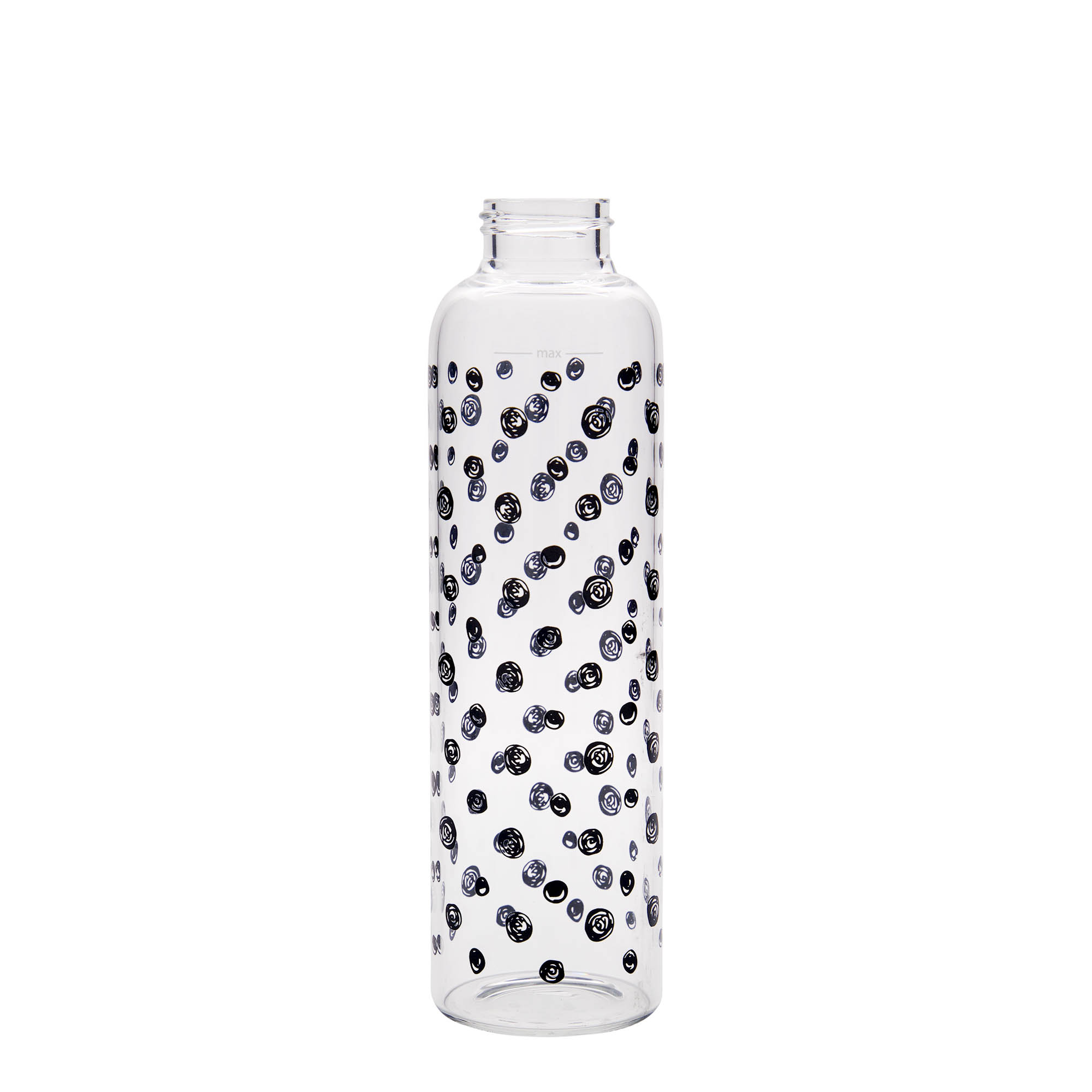 500 ml boca za piće 'Perseus - Crne tačke', otvor: navojni zatvarač
