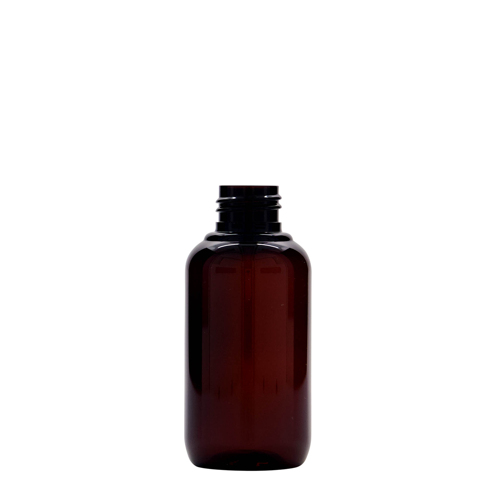 Reciklirajuća plastična flaša 100 ml 'Victor's Best', PCR, smeđa, otvor: GPI 24/410