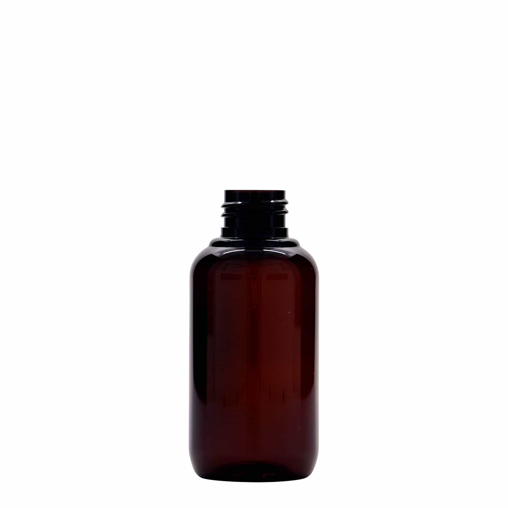 100 ml boca od reciklirane plastike 'Victor's Best', PCR, smeđa, grlo: 24/410