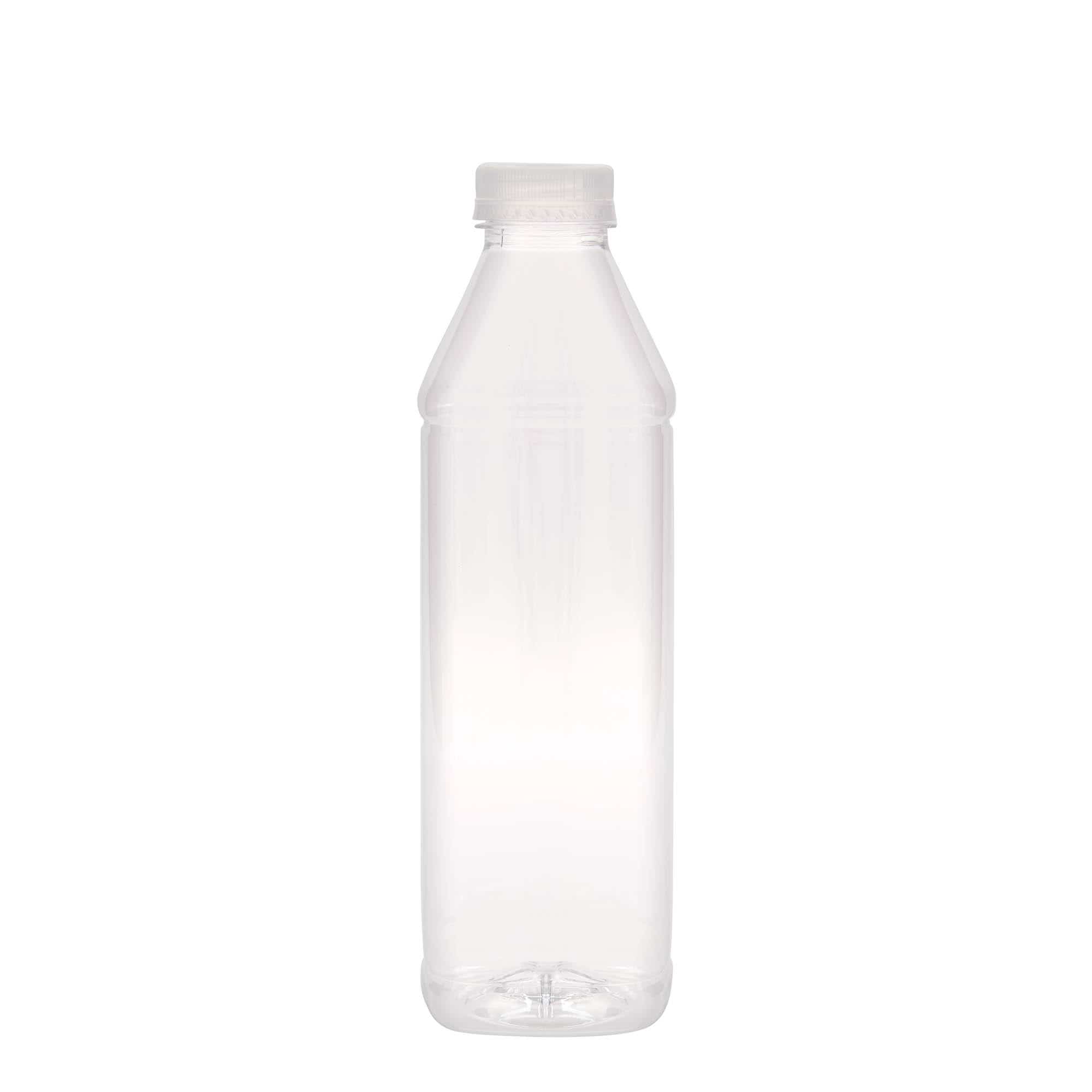 PET flaša 1.000 ml 'Milk and Juice Carré', kvadratna, plastika, otvor: 38 mm
