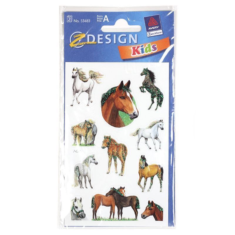 Zweckform naljepnice 'Konji', papir, višebojno Zweckform naljepnice 'Konji', papir, višebojno