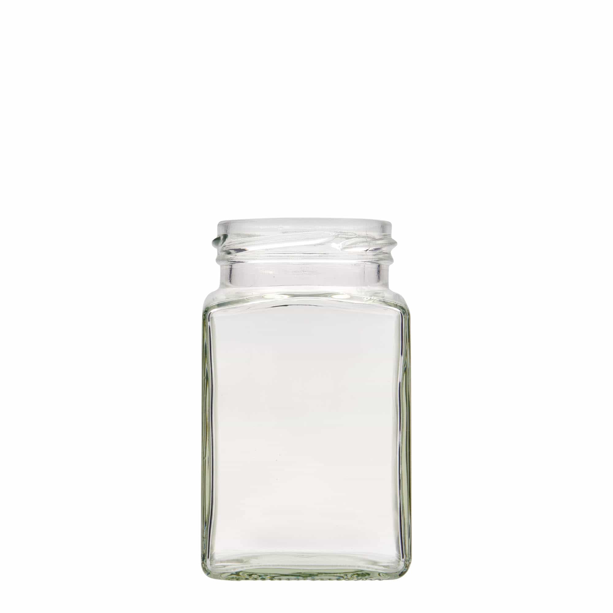 Četverougla staklenka 260 ml, otvor: Twist-Off (TO 58)