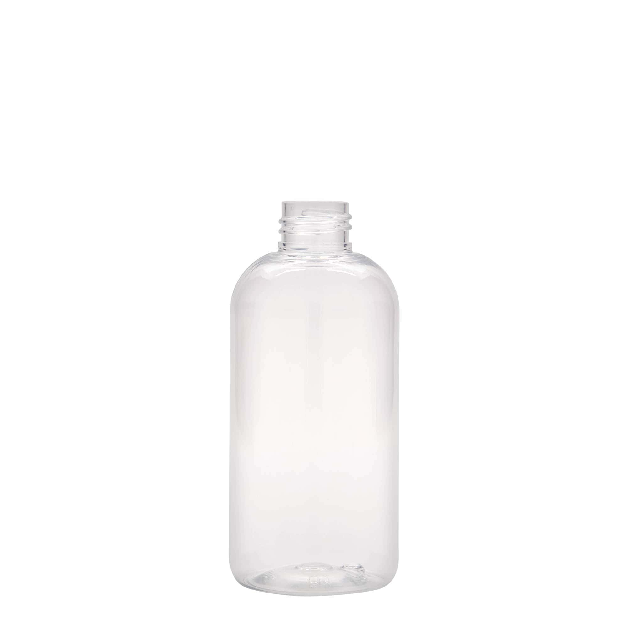 200 ml PET boca „Boston“, plastika, grlo: 24/410