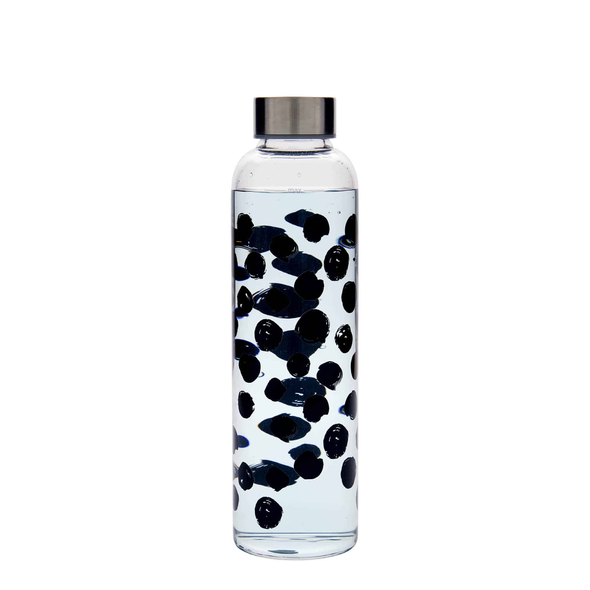 Flaša za piće 500 ml 'Perseus', motiv: Crne tačke, otvor: Navojni zatvarač