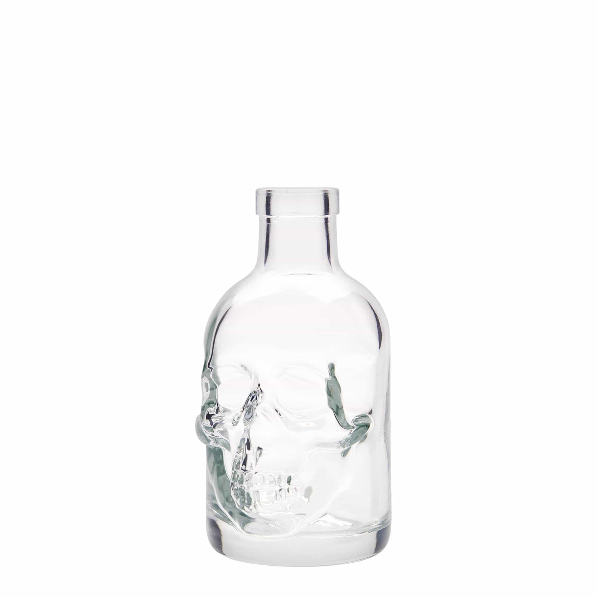 200 ml staklena boca 'Lubanja', otvor: čep