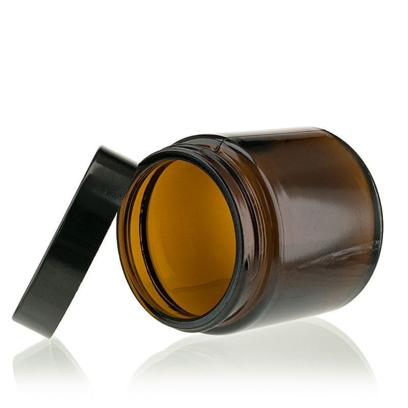 Teglica 120 ml 'Brown Line', staklo, smeđa, otvor: Navojni zatvarač