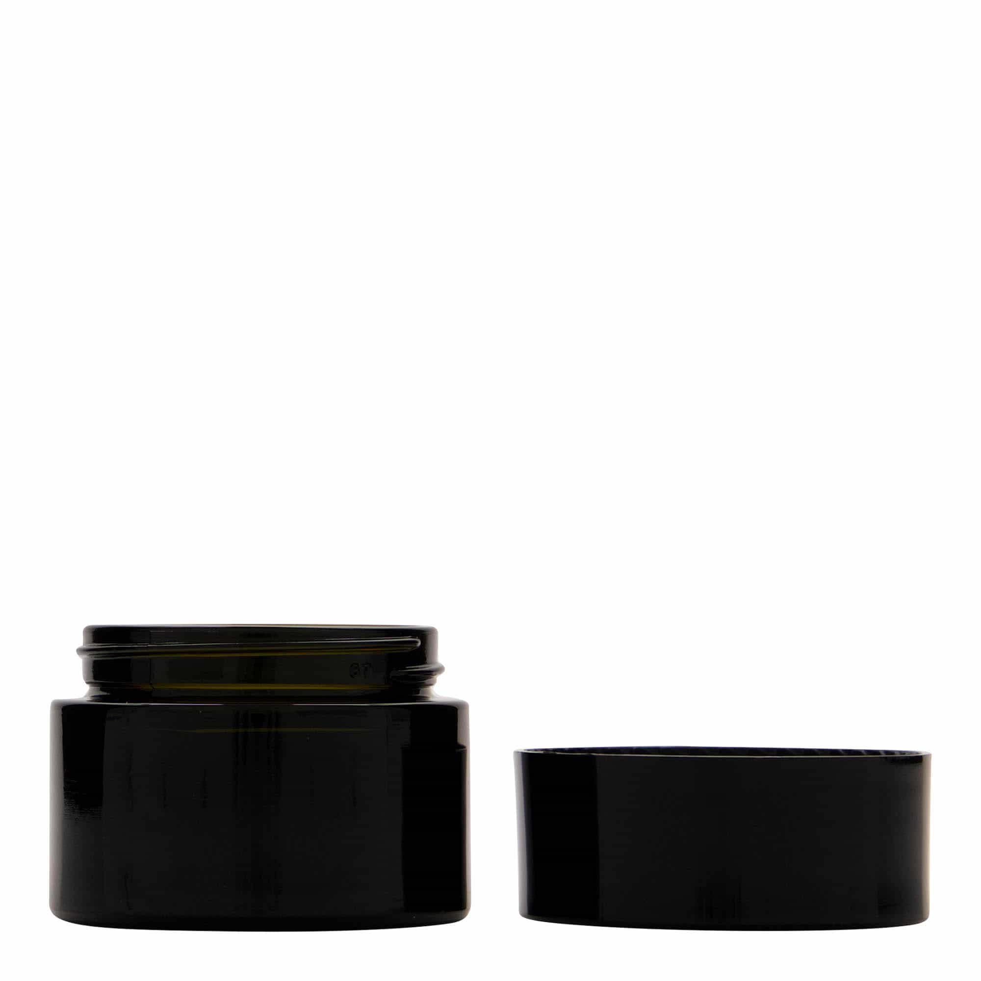 Reciklirajuća teglica 50 ml 'Floria', staklo, antikno zelena, otvor: 58/400