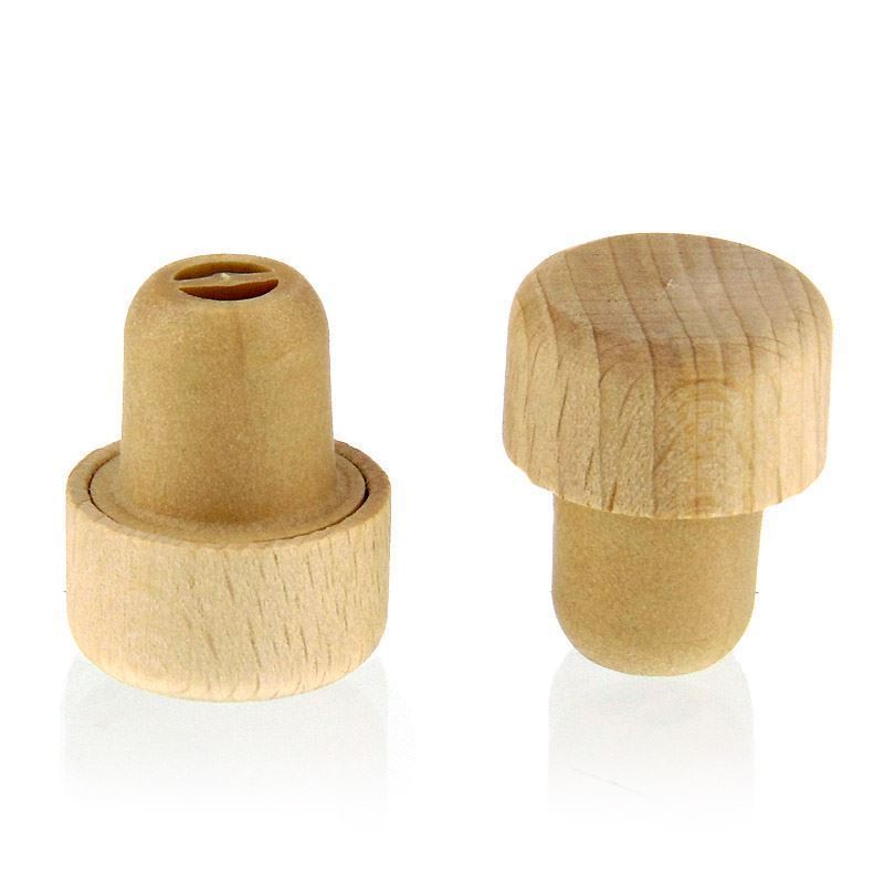 Pluto sa glavom sa otvorom za doziranje 19 mm, plastika-drvo, više boja, za otvor: Pluto