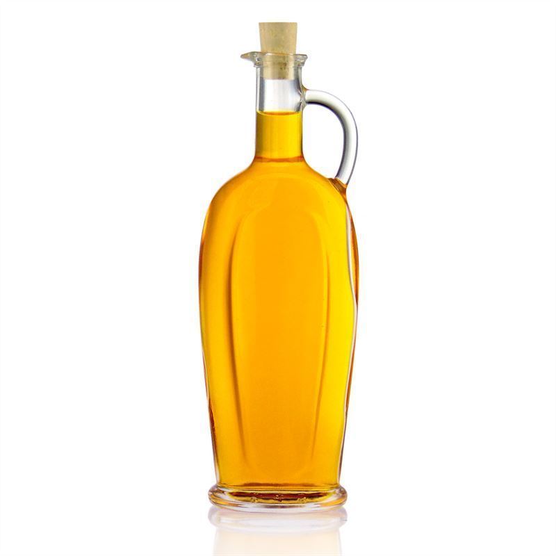 500 ml staklena boca 'Eleganta', ovalna, grlo: čep