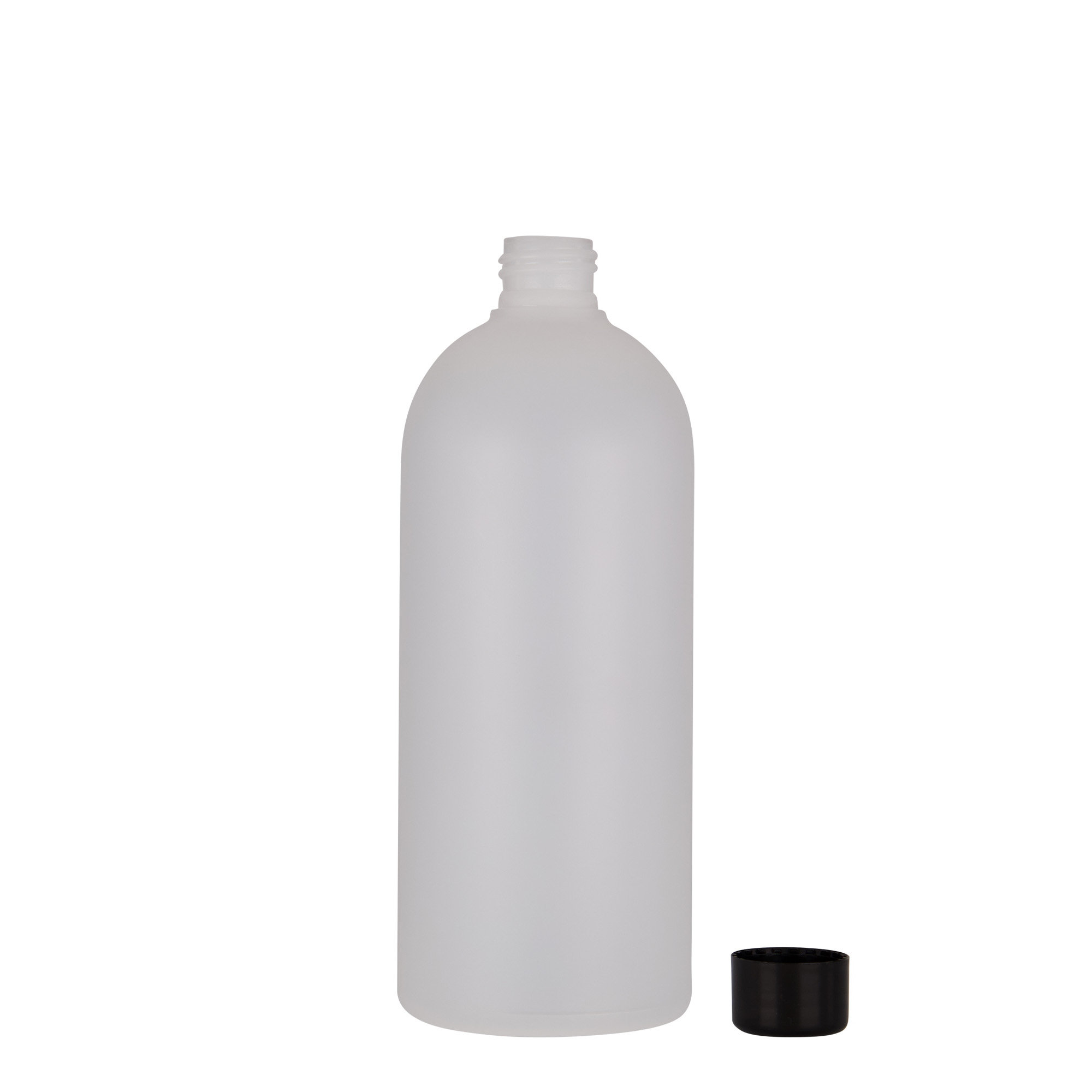 Plastična flaša 500 ml 'Tuffy', HDPE, prirodna, otvor: GPI 24/410