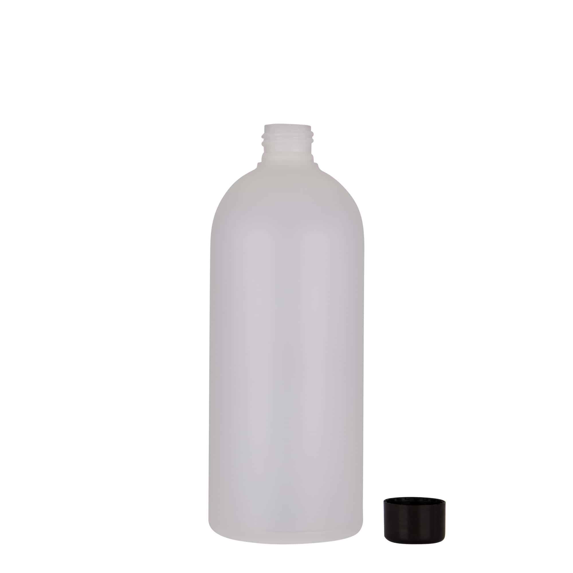 500 ml plastična boca „Tuffy“, HDPE, prirodna, grlo: 24/410