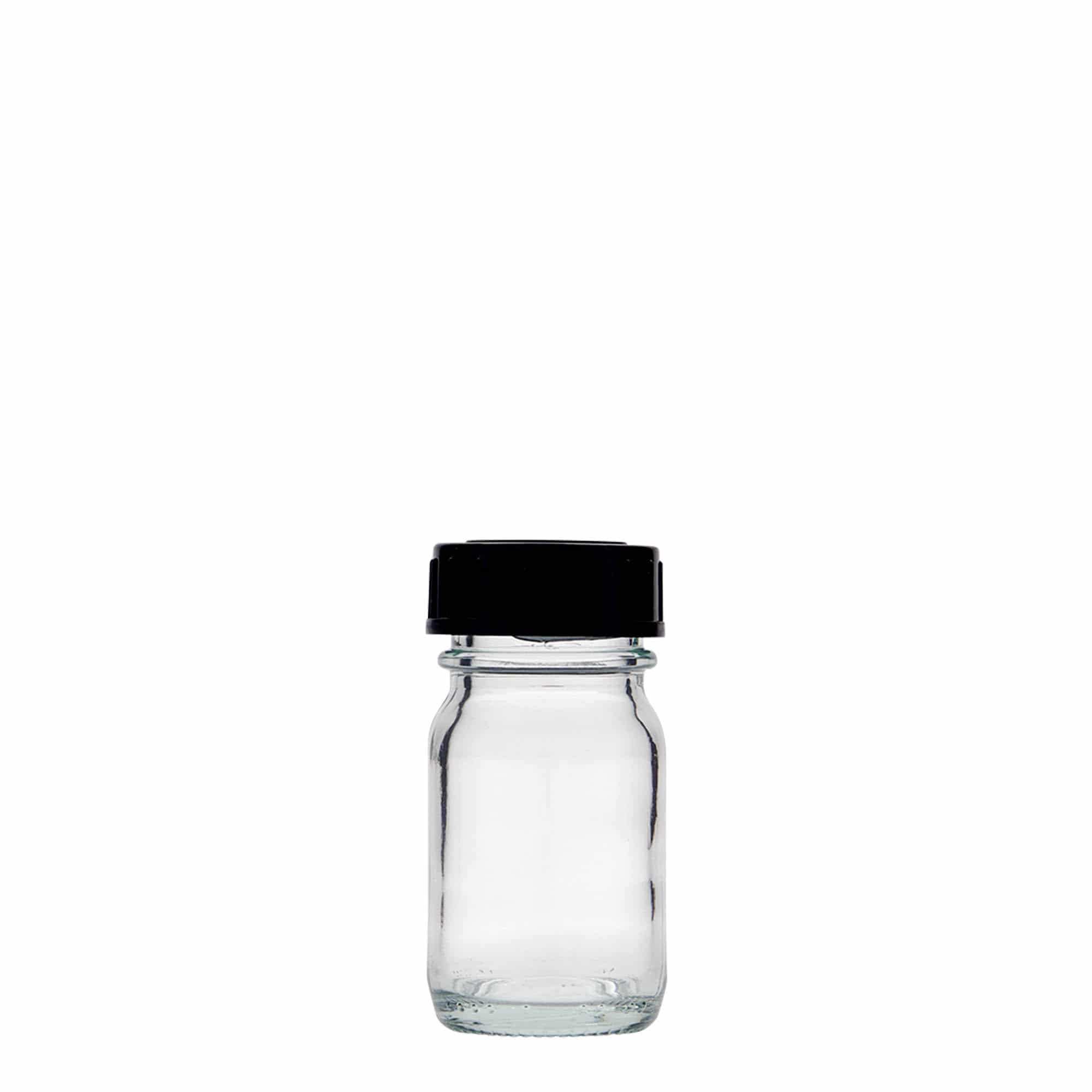 Staklenka sa širokim vratom 30 ml, otvor: DIN 32