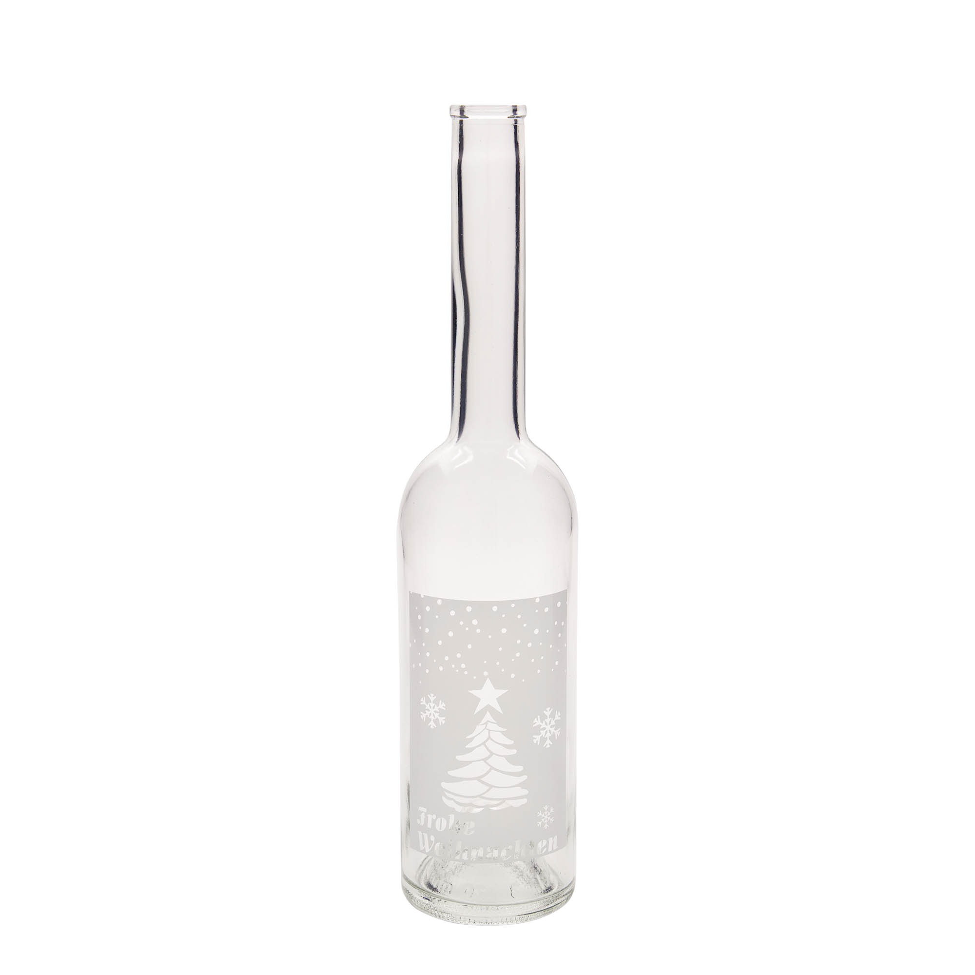 500 ml staklena boca 'Opera', motiv: Bijeli Božić, otvor: plutani čep 500 ml staklena boca 'Opera', motiv: Bijeli Božić, otvor: plutani čep