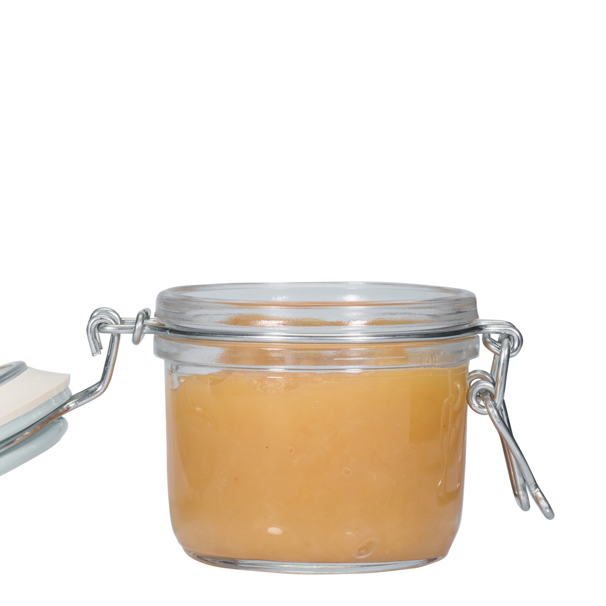 200 ml staklena tegla sa žičanim zatvaračem 'Fido', plava, grlo: žičani zatvarač