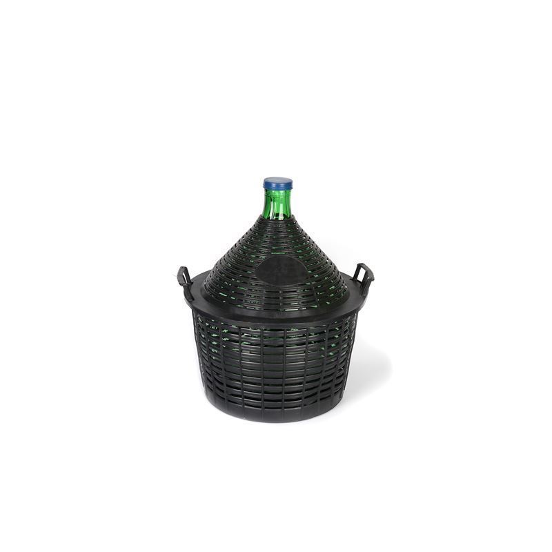 20 l boca s balonom, uski vrat, staklo, zelena, otvor: poklopac na navoj 20 l boca s balonom, uski vrat, staklo, zelena, otvor: poklopac na navoj