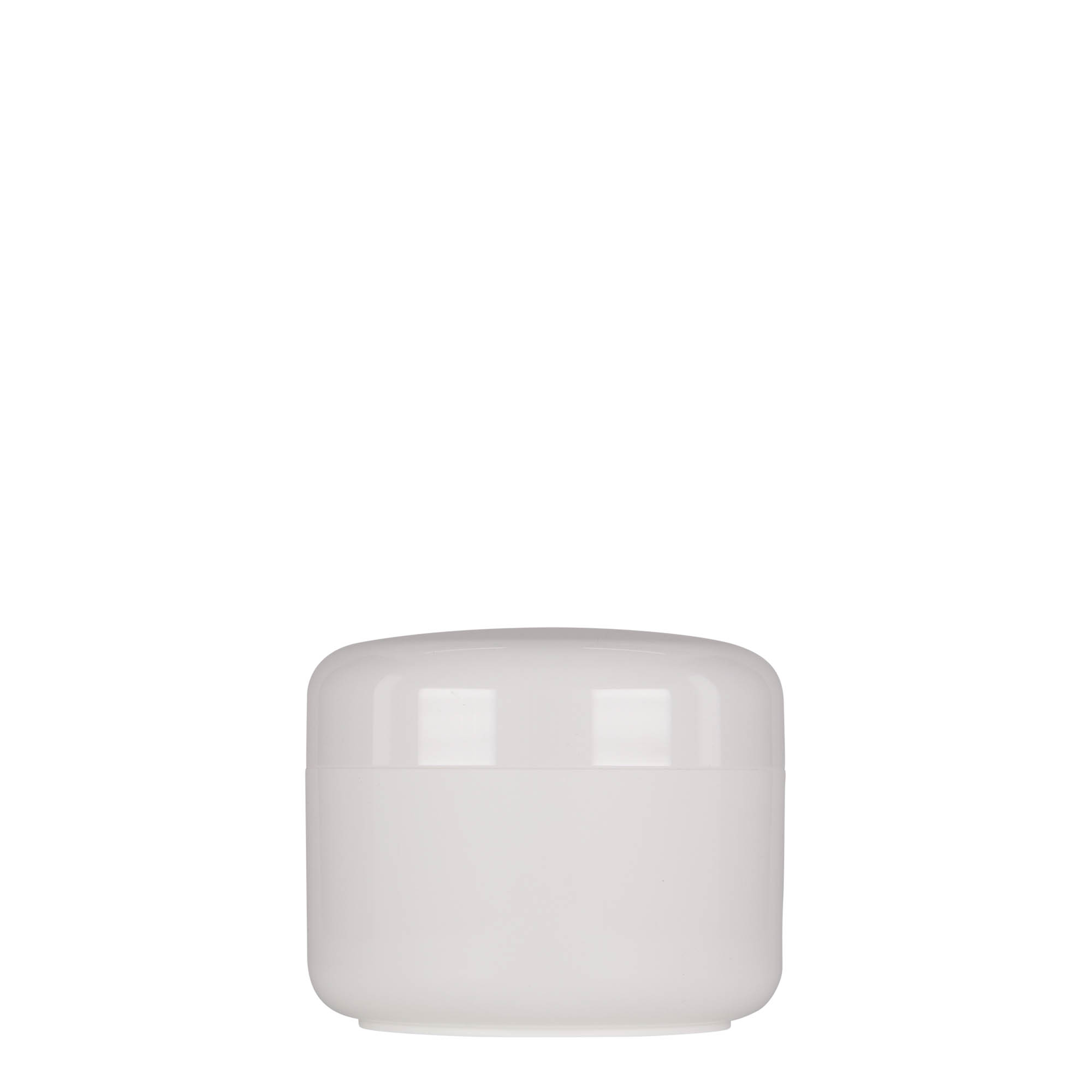 200 ml plastična posuda 'Bianca', PP, bijela, otvor: navojni zatvarač