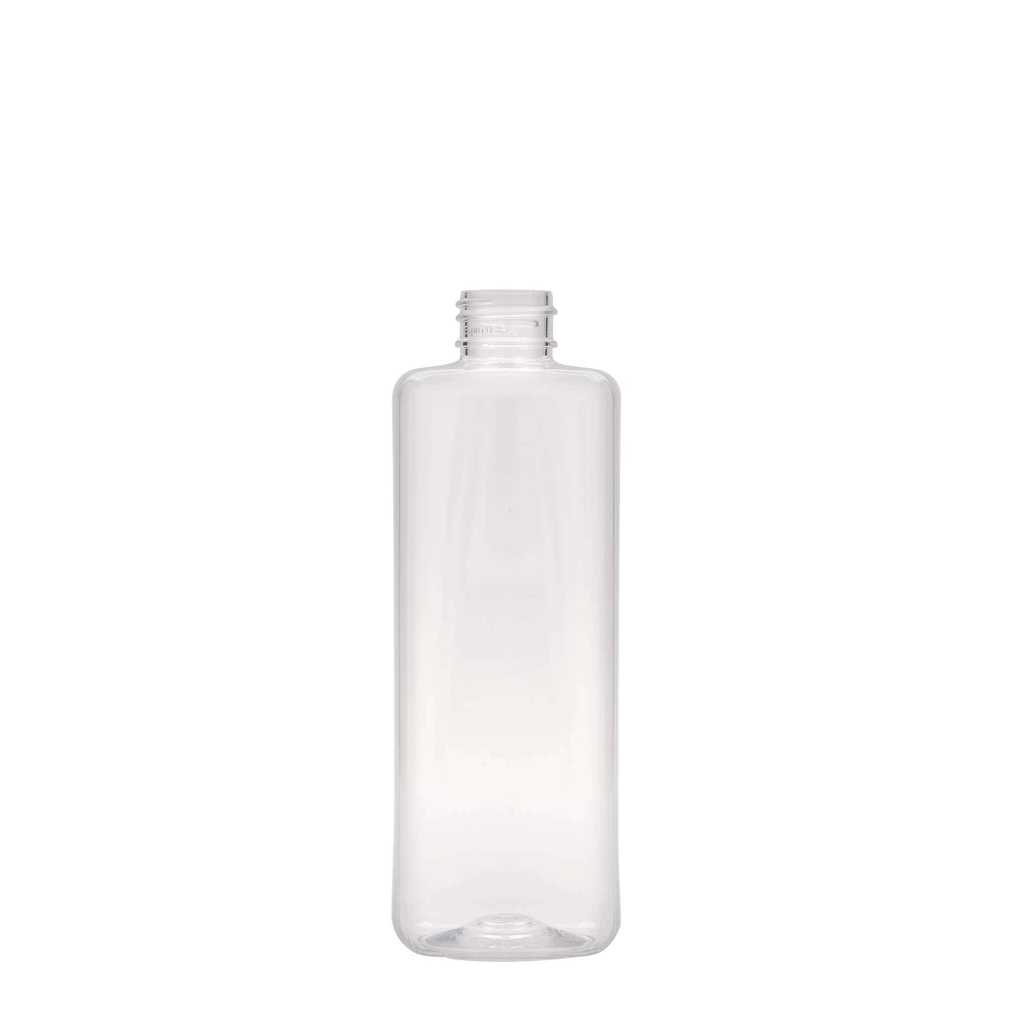 300 ml PET-boca „Karl“, kvadratna, plastika, grlo: 24/410