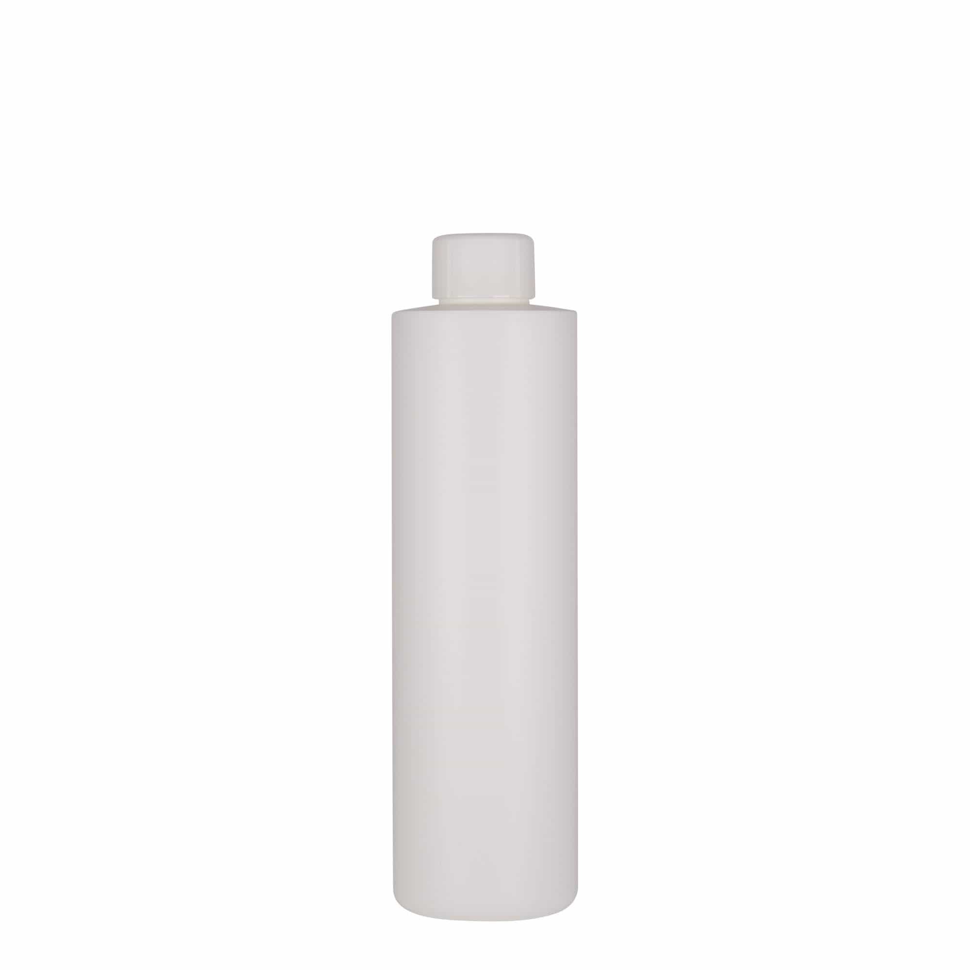 250 ml plastična boca 'Pipe', HDPE, bijela, grlo: 24/410