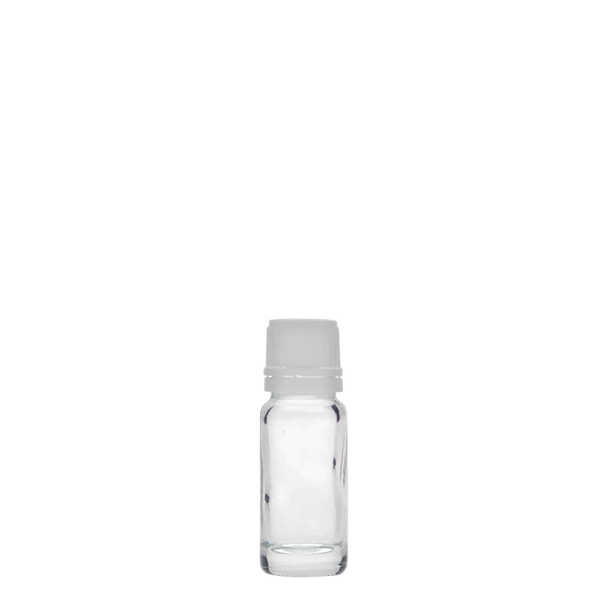 10 ml medicinska bočica, staklo, grlo: DIN 18