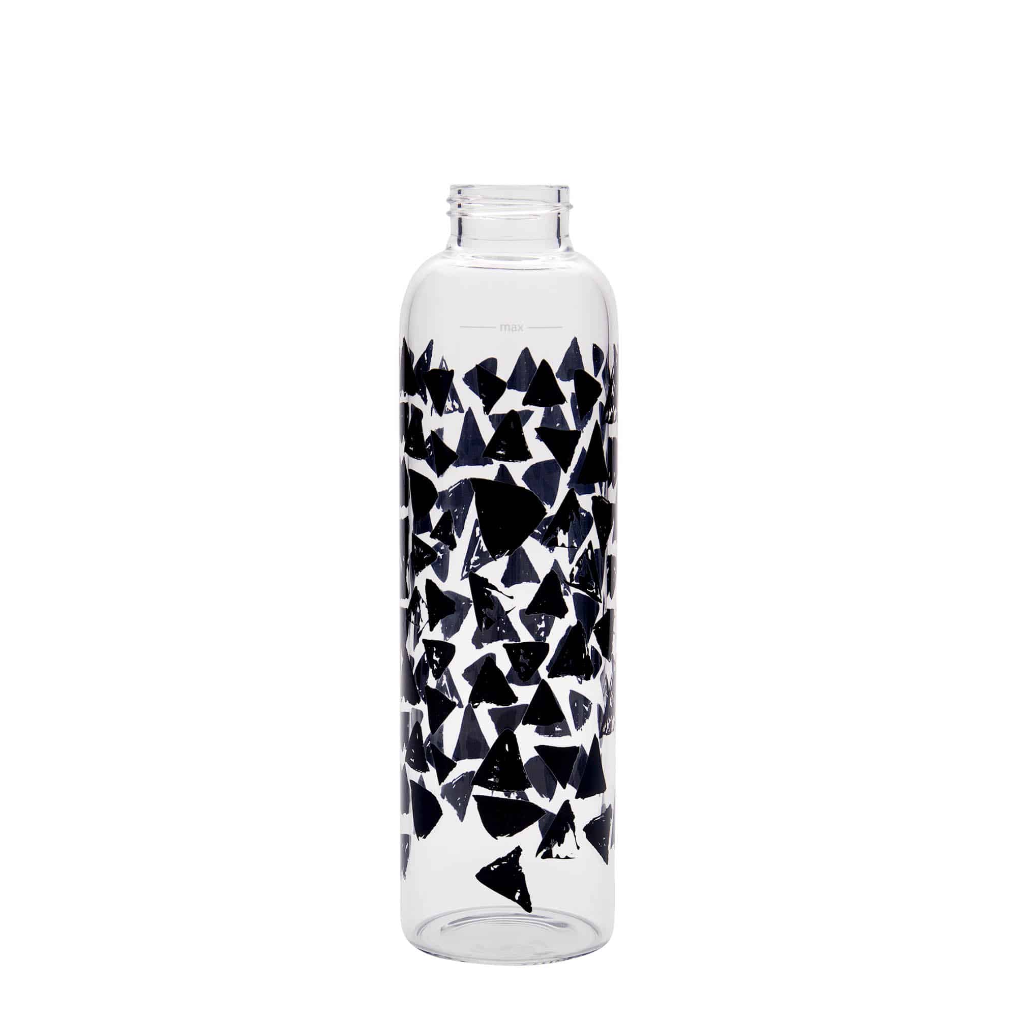 Flaša za piće 500 ml 'Perseus', motiv: Crni trouglovi, otvor: Navojni zatvarač Flaša za piće 500 ml 'Perseus', motiv: Crni trouglovi, otvor: Navojni zatvarač