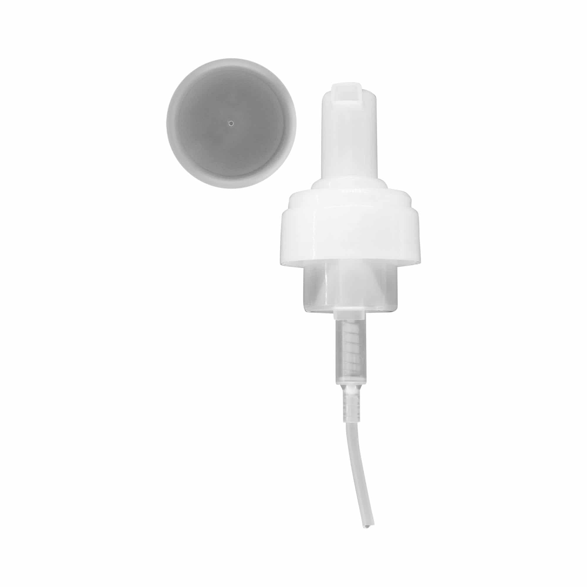 Dozator 100 ml „Foamer“, PP-plastika, bijeli, za otvor: navojni poklopac