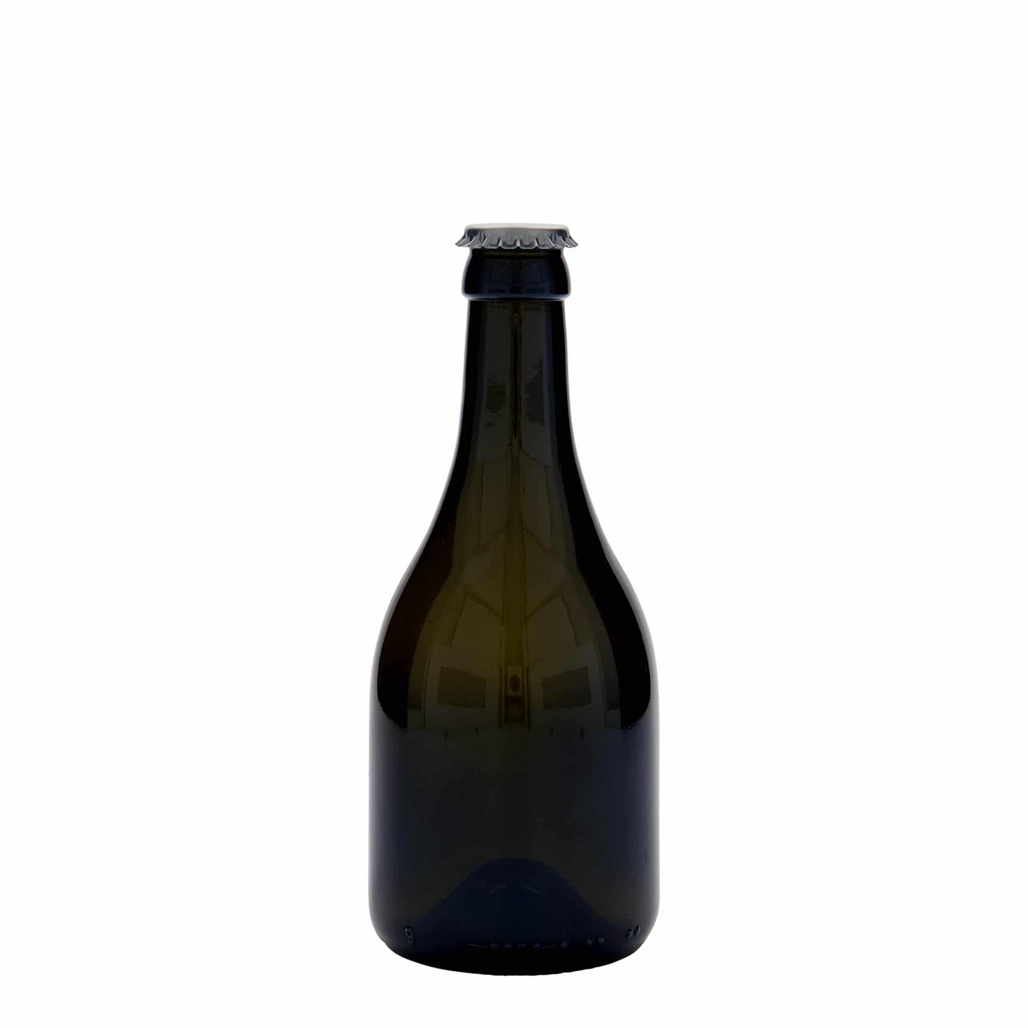 Flaša za pivo 330 ml 'Horta', staklo, antikno zelena, otvor: Krunski čep
