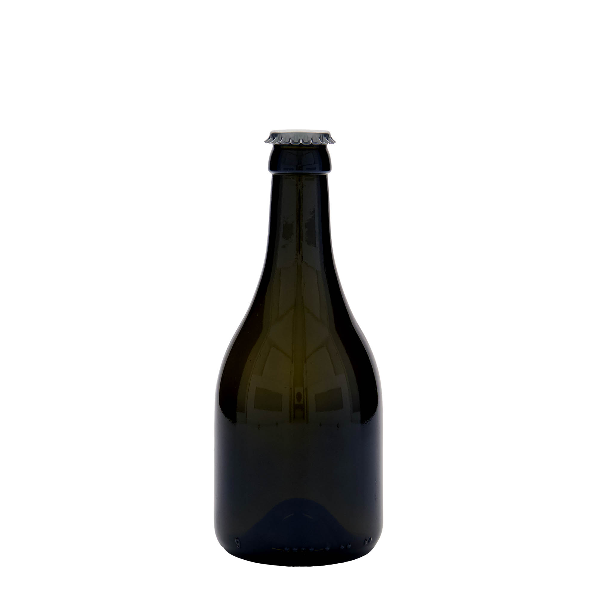 330 ml boca piva 'Horta', staklo, antikno zeleno, otvor: krunski čep