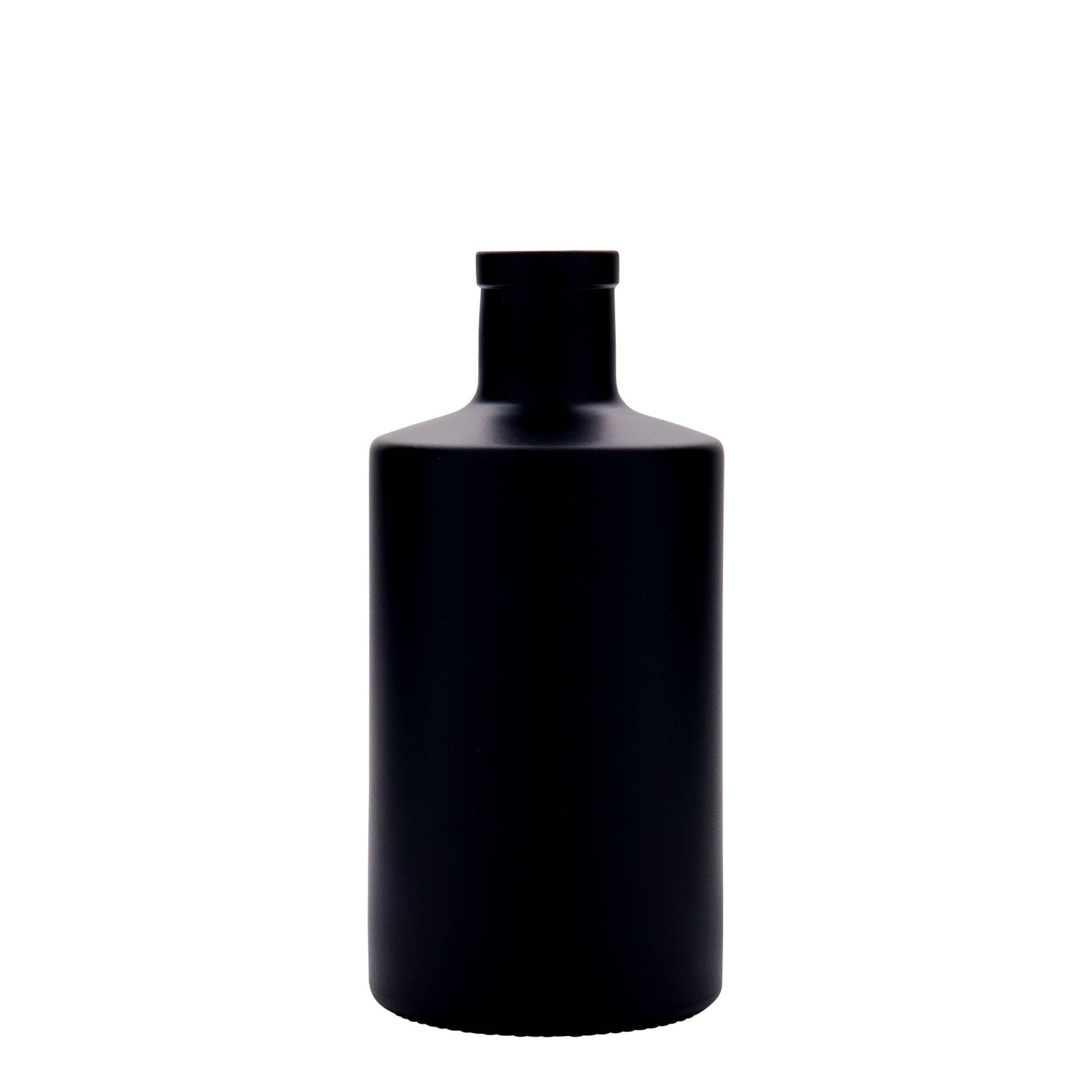 500 ml staklena boca „Caroline“, crna, grlo: pluta