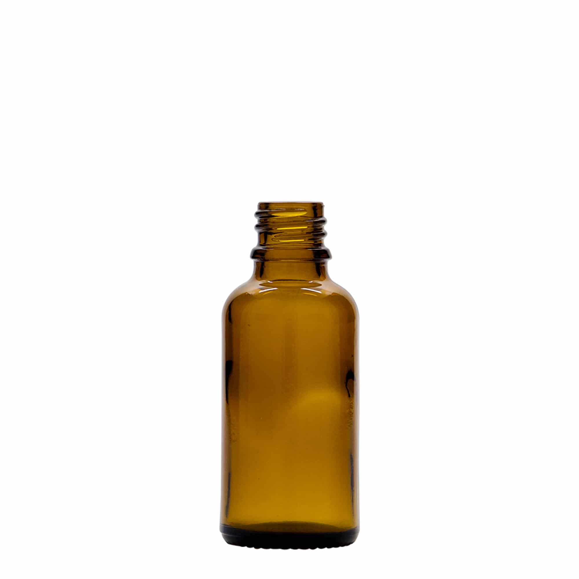 30 ml bočica za prskanje, medicinska, staklena, smeđa, grlo: DIN 18