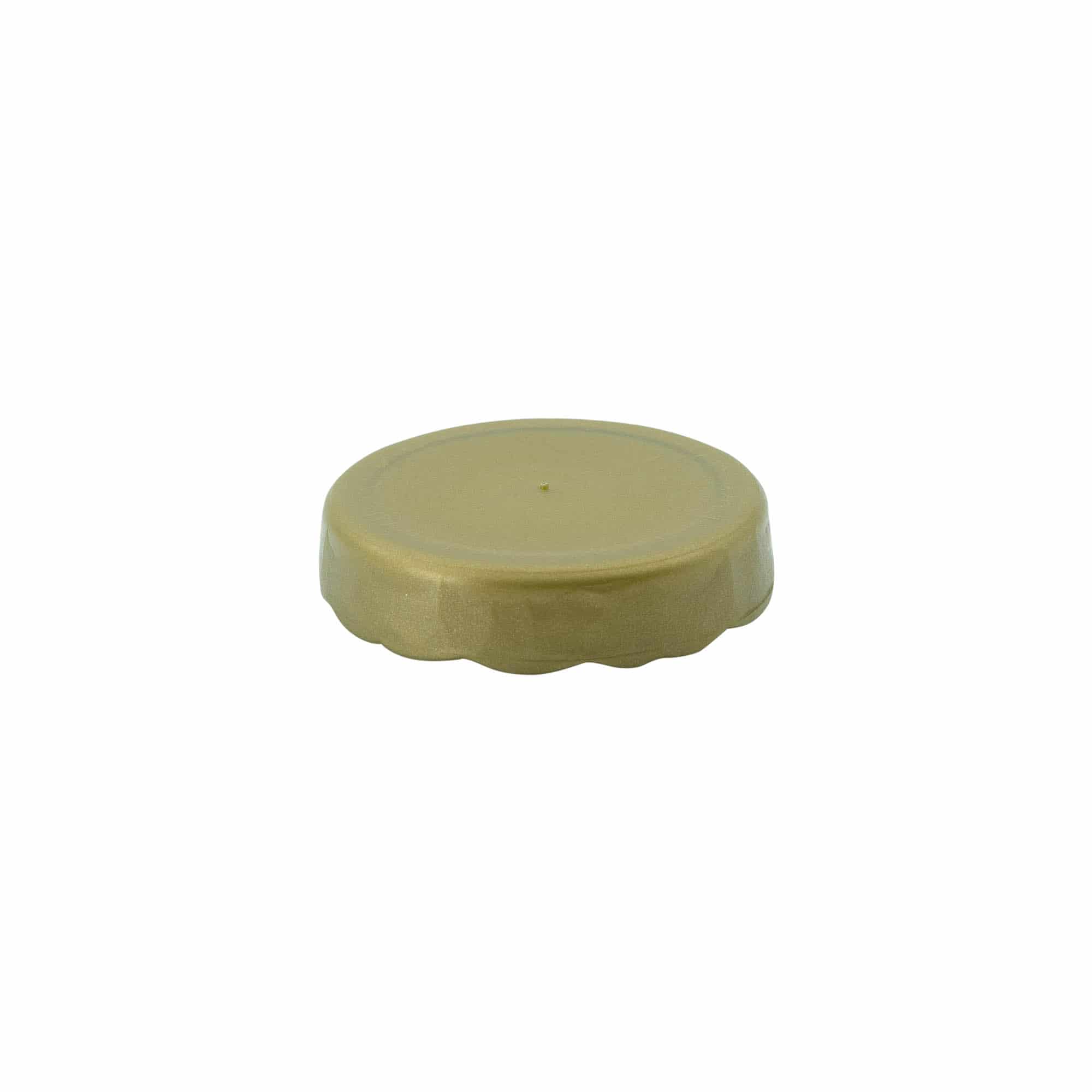 Klizni poklopac za keramičku posudu sa uskim vratom, HDPE plastika, zlatna Klizni poklopac za keramičku posudu sa uskim vratom, HDPE plastika, zlatna