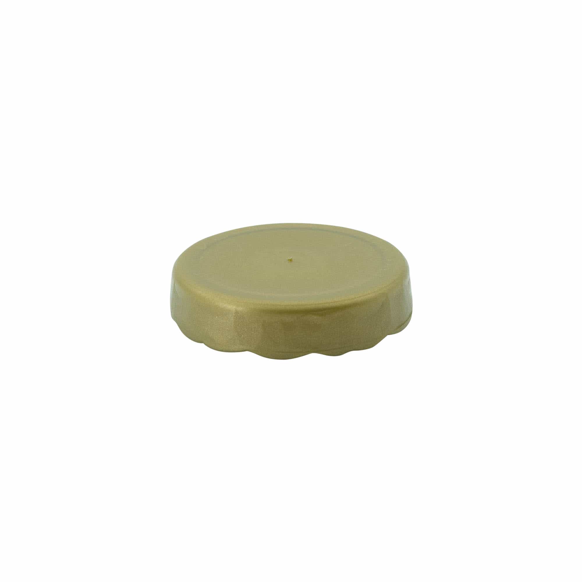 Poklopac za usku grlu keramičke posude, HDPE plastika, zlatna
