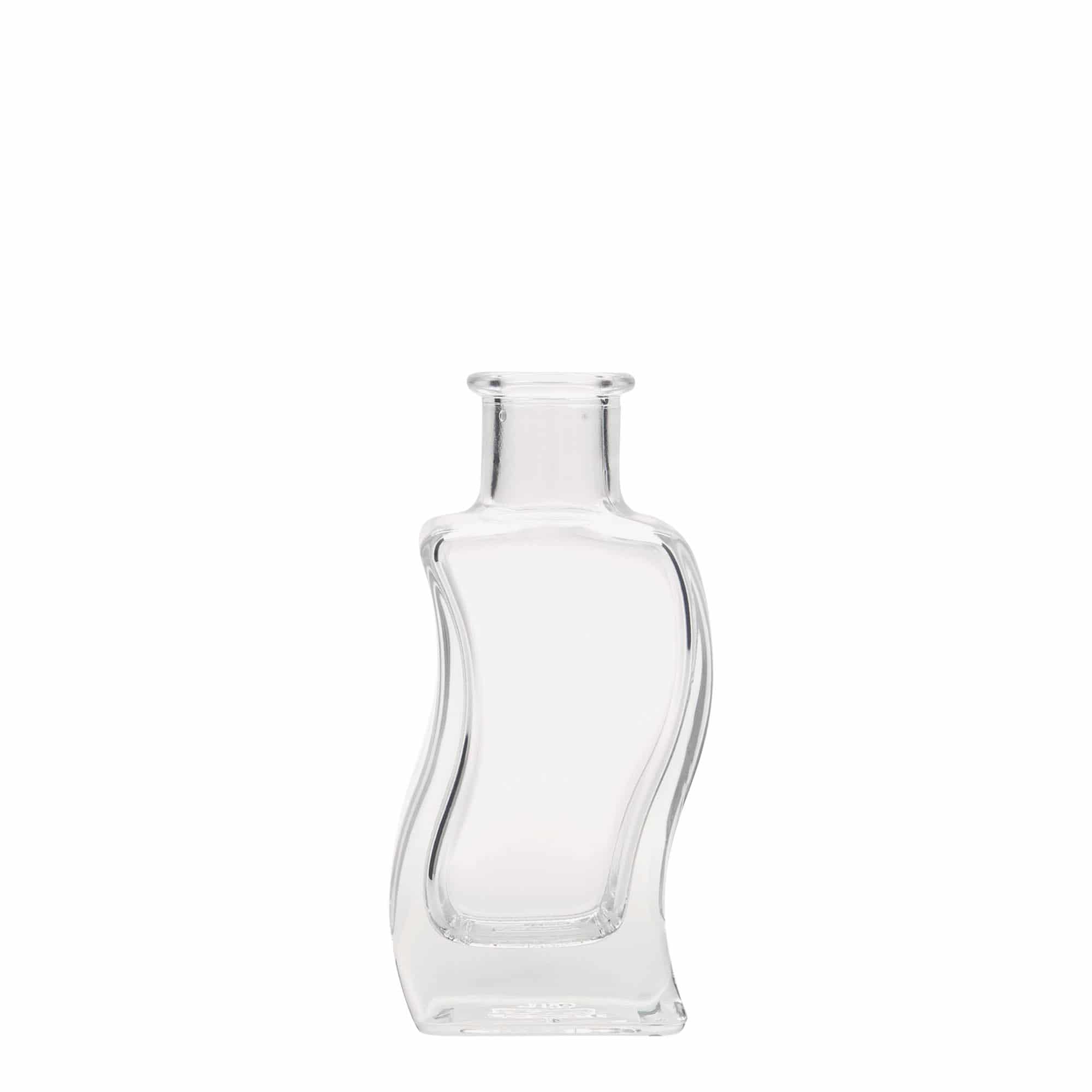 100 ml staklena boca „Welle“, četvrtasta, grlo: čep