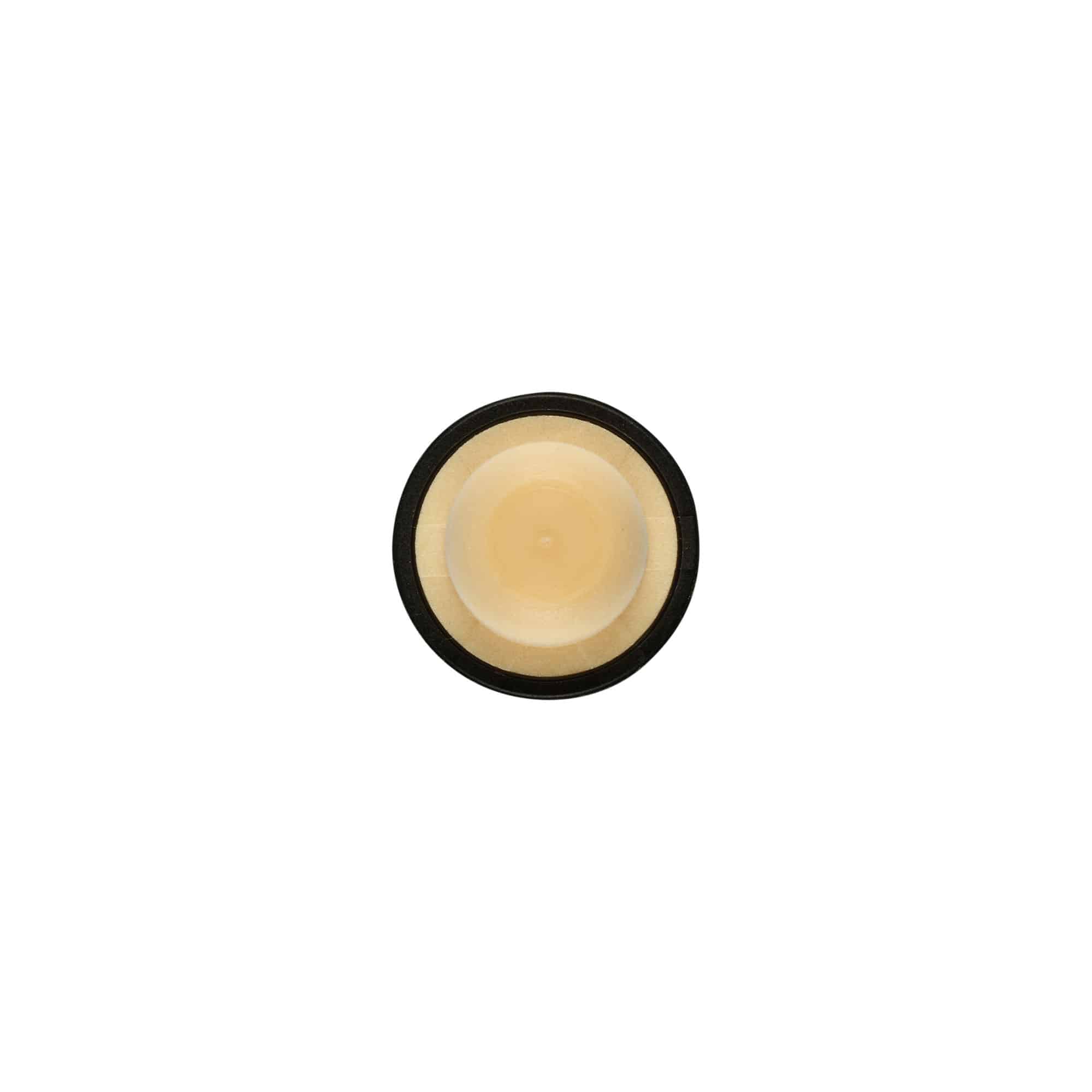 Čep s drškom 11 mm, drvo, crna, za grlo: pluto
