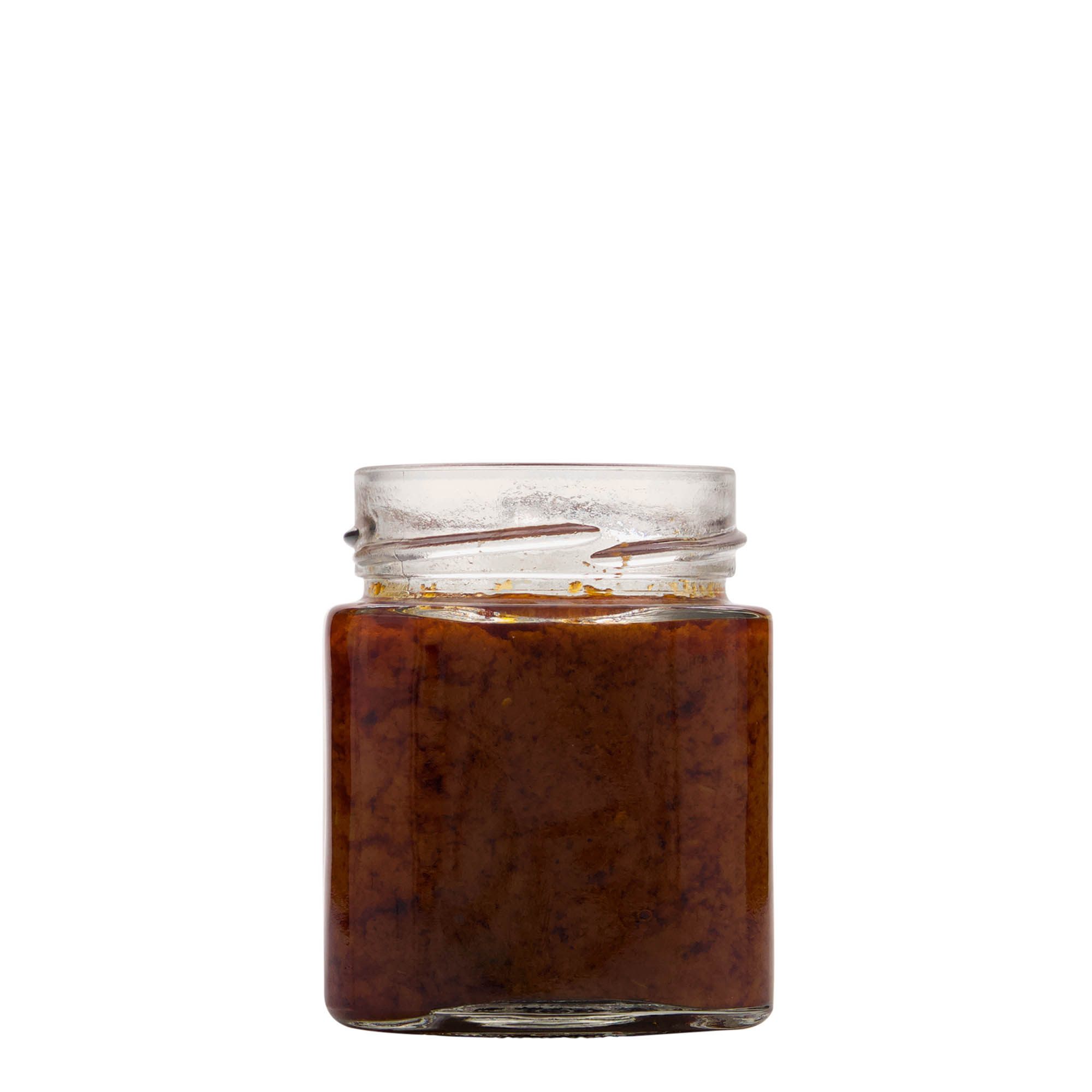 Četverougla staklenka 212 ml 'Ikarus', otvor: Deep-Twist-Off (DTO 63)