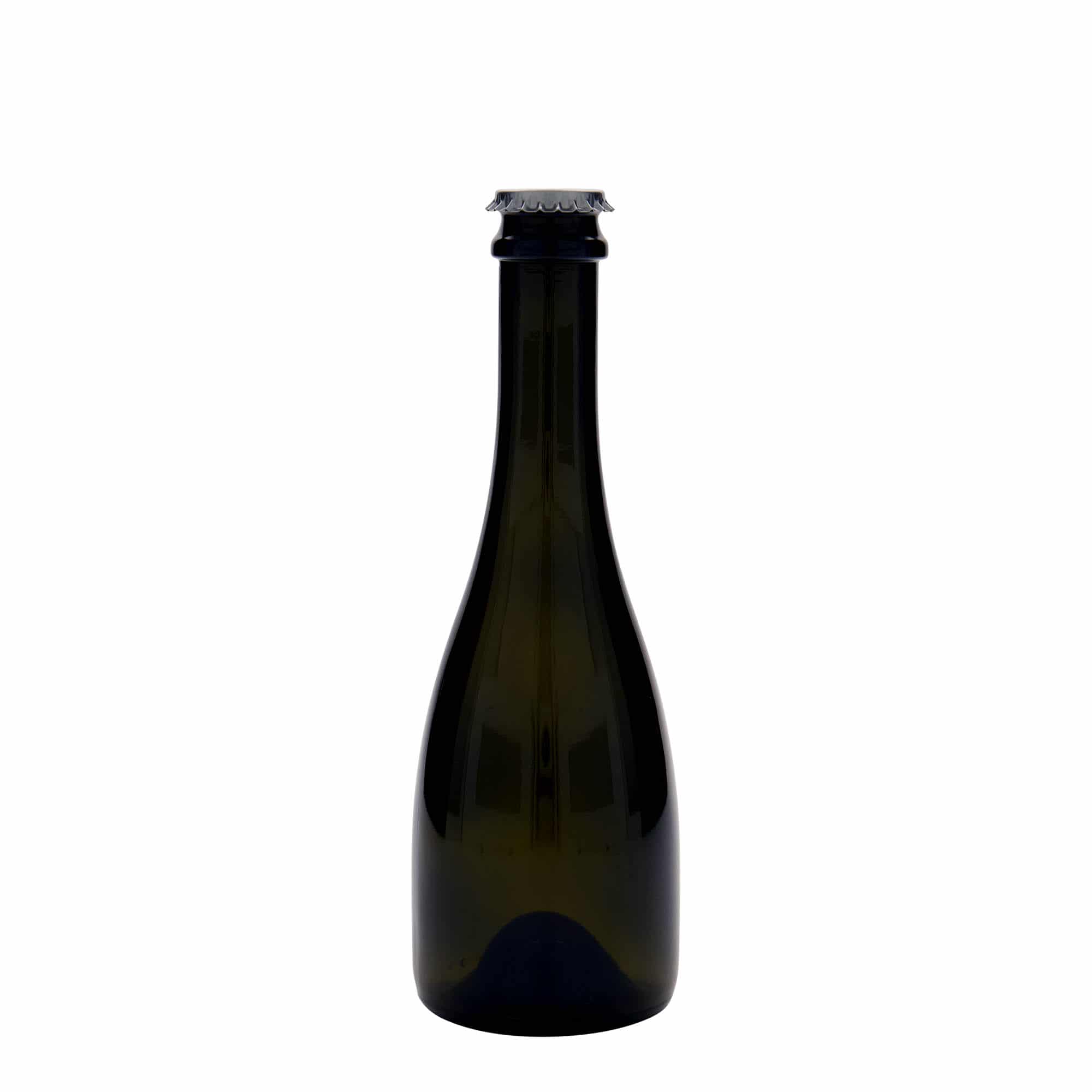 Flaša za pivo/pjenušac 330 ml 'Tosca', staklo, antikno zelena, otvor: Krunski čep