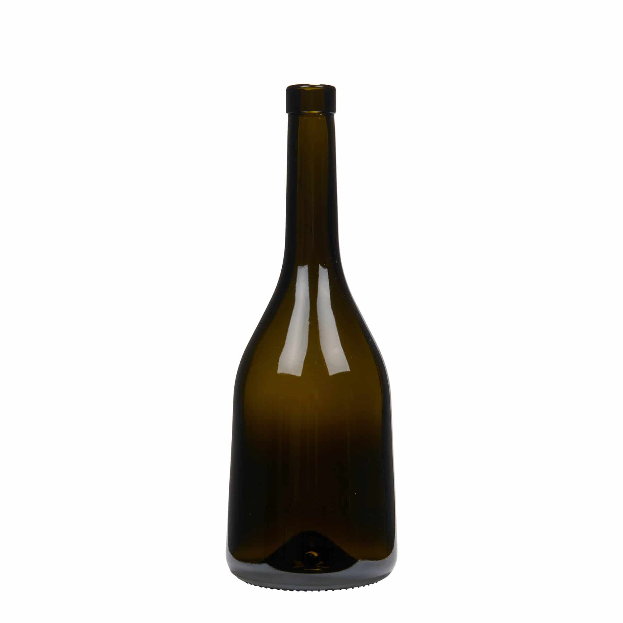 Staklena flaša 750 ml 'Rustica', antikno zelena, otvor: Pluto Staklena flaša 750 ml 'Rustica', antikno zelena, otvor: Pluto