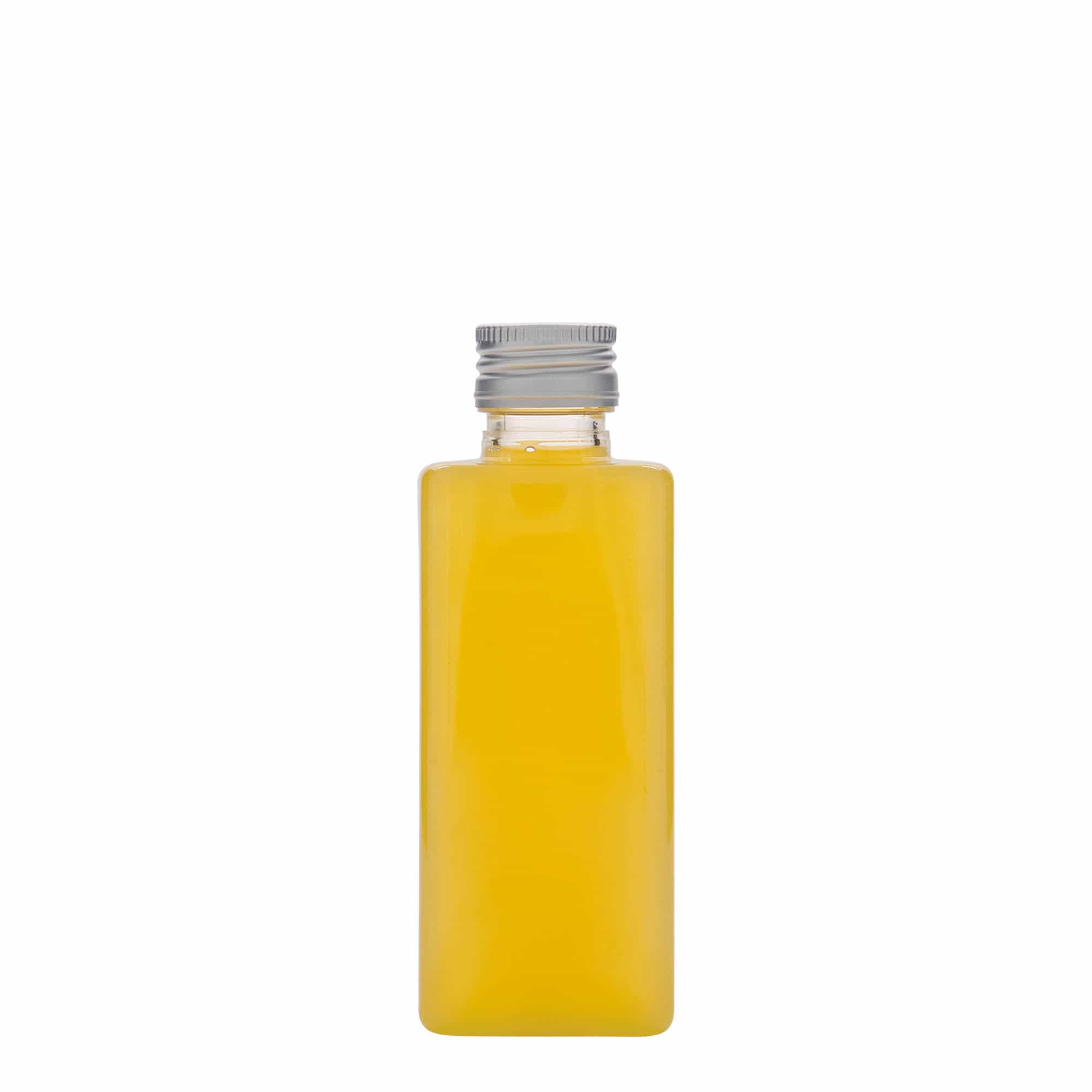250 ml PET-boca „Karl“, kvadratna, plastika, grlo: PP 28