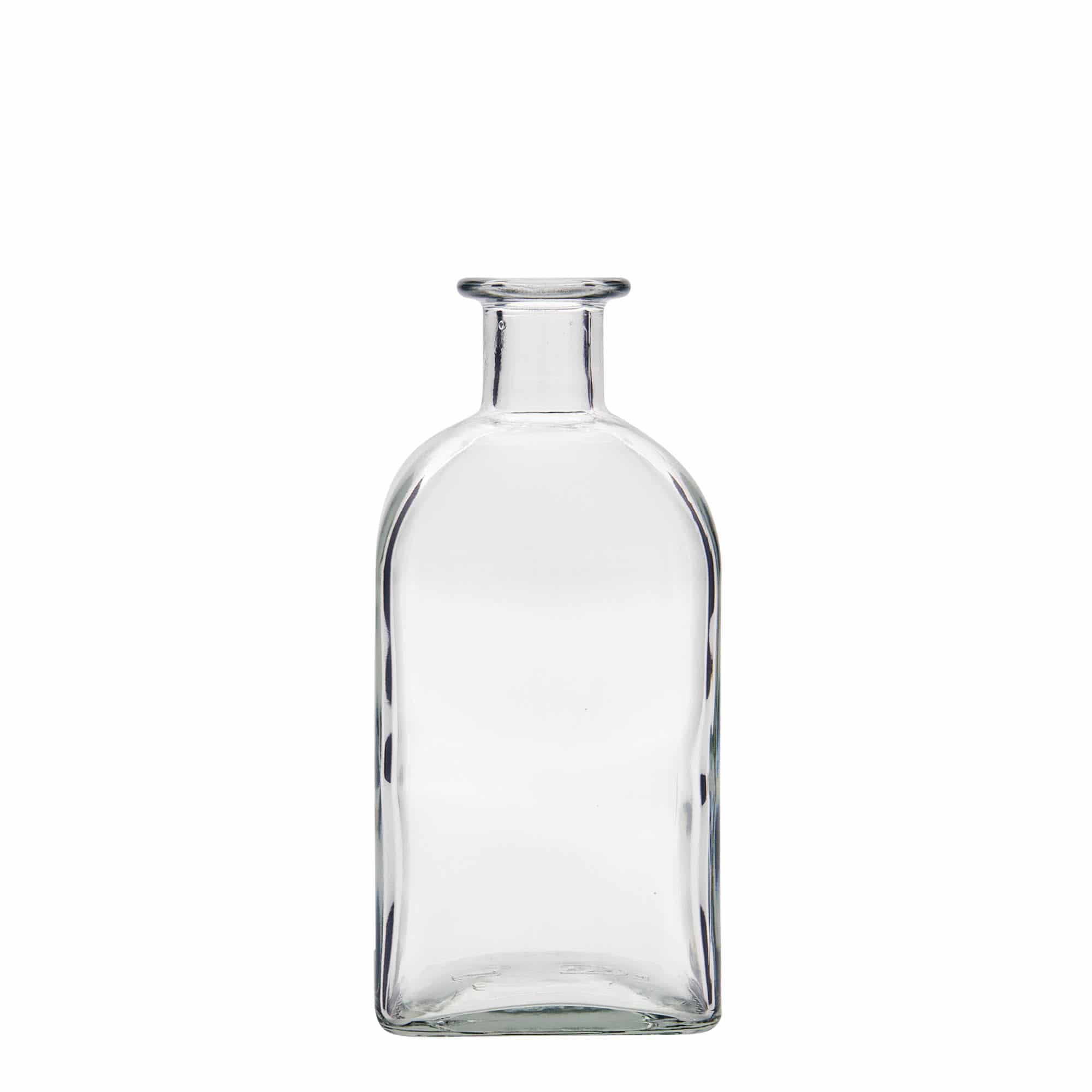 Apotekarska flaša 500 ml Carré, četvrtasto, otvor: Pluto Apotekarska flaša 500 ml Carré, četvrtasto, otvor: Pluto
