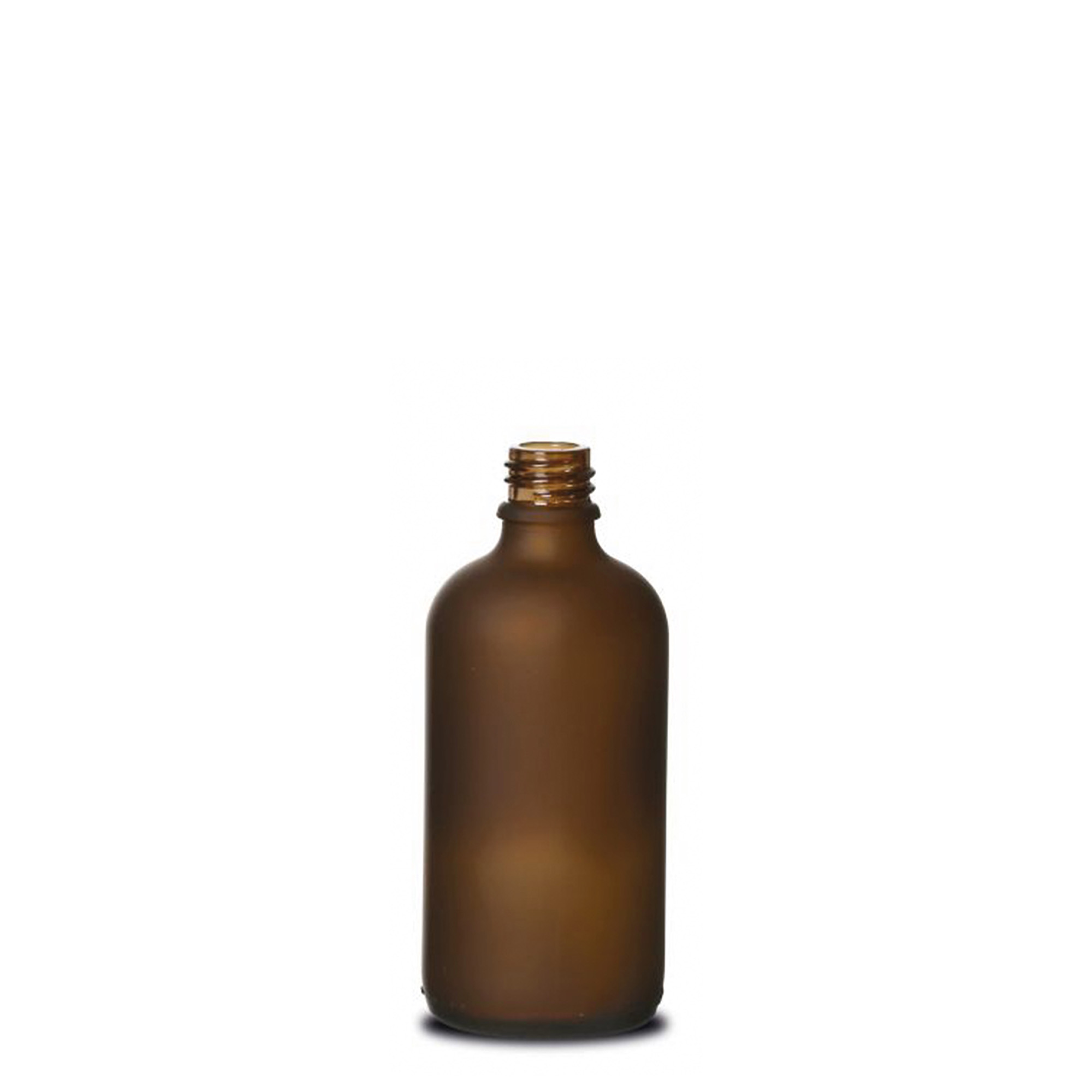 100 ml medicinska bočica, staklo, smeđa matirana, grlo: DIN 18 100 ml medicinska bočica, staklo, smeđa matirana, grlo: DIN 18
