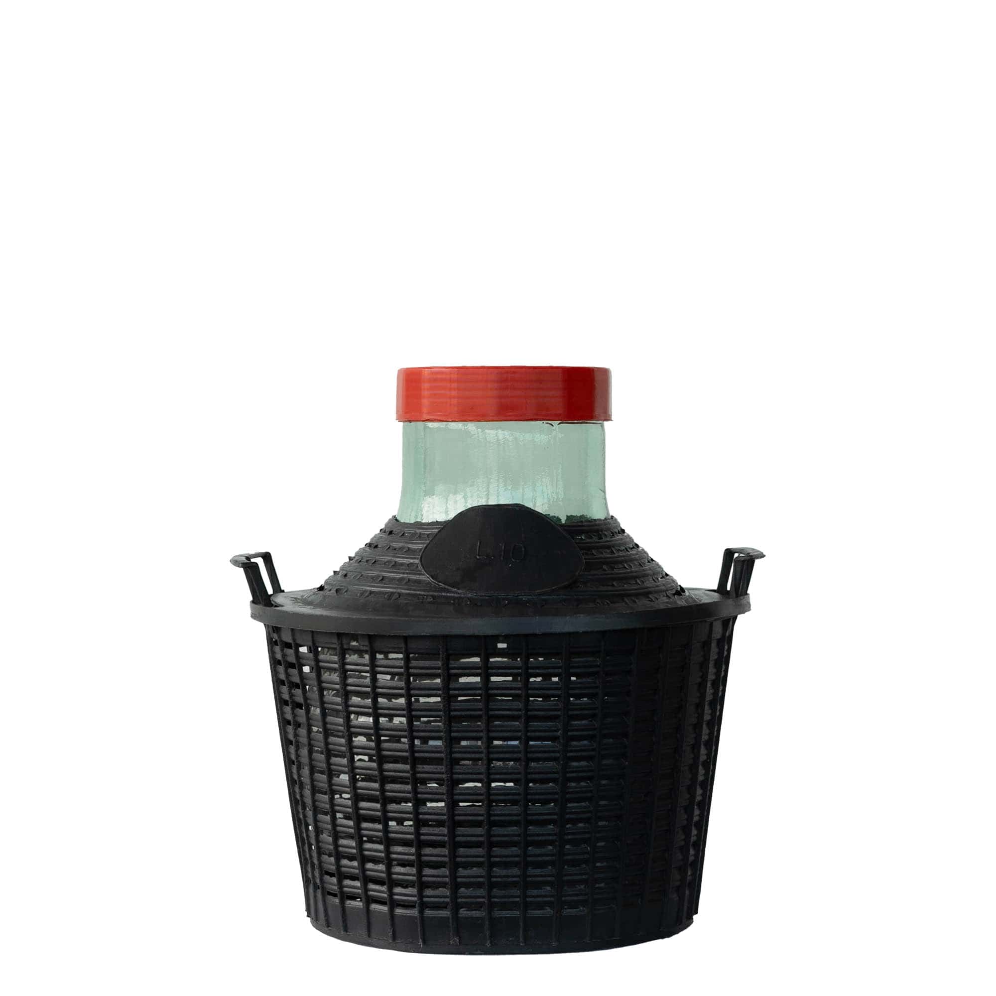 10 l boca balon širokog grla, staklo, otvor: navojni zatvarač