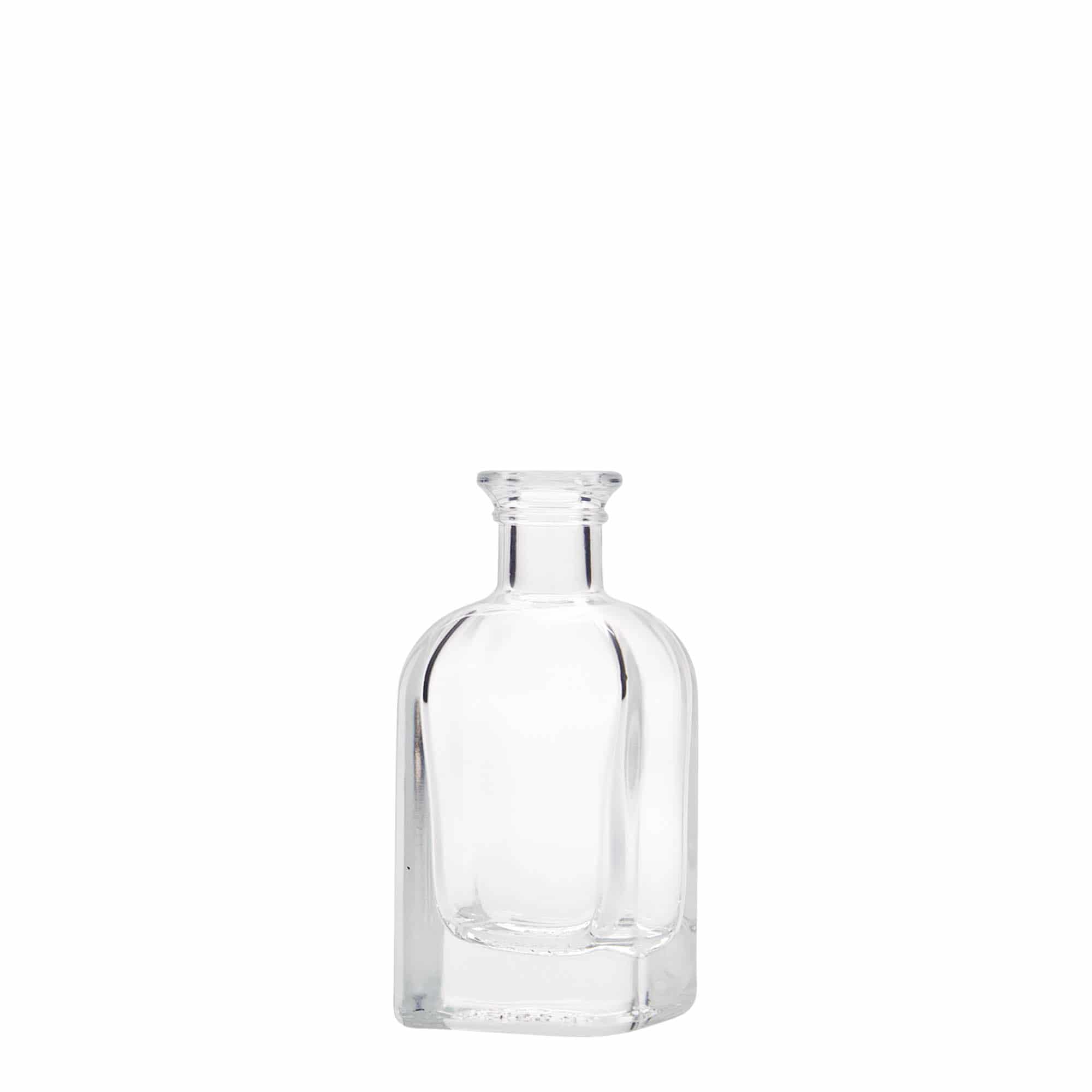 40 ml staklena boca Apotheker Carré, kvadratna, otvor: čep