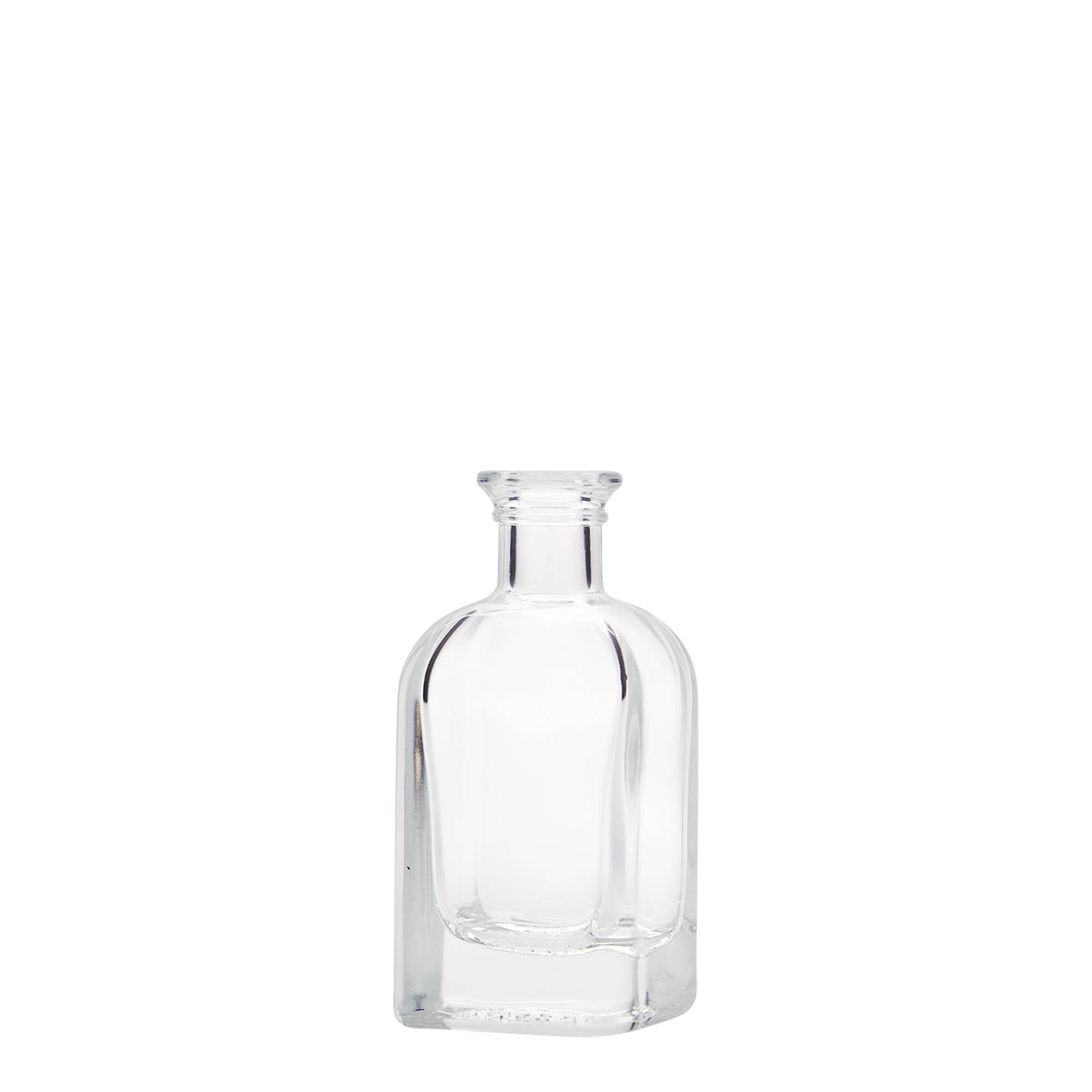 40 ml staklena boca Apotheker Carré, kvadratna, otvor: čep