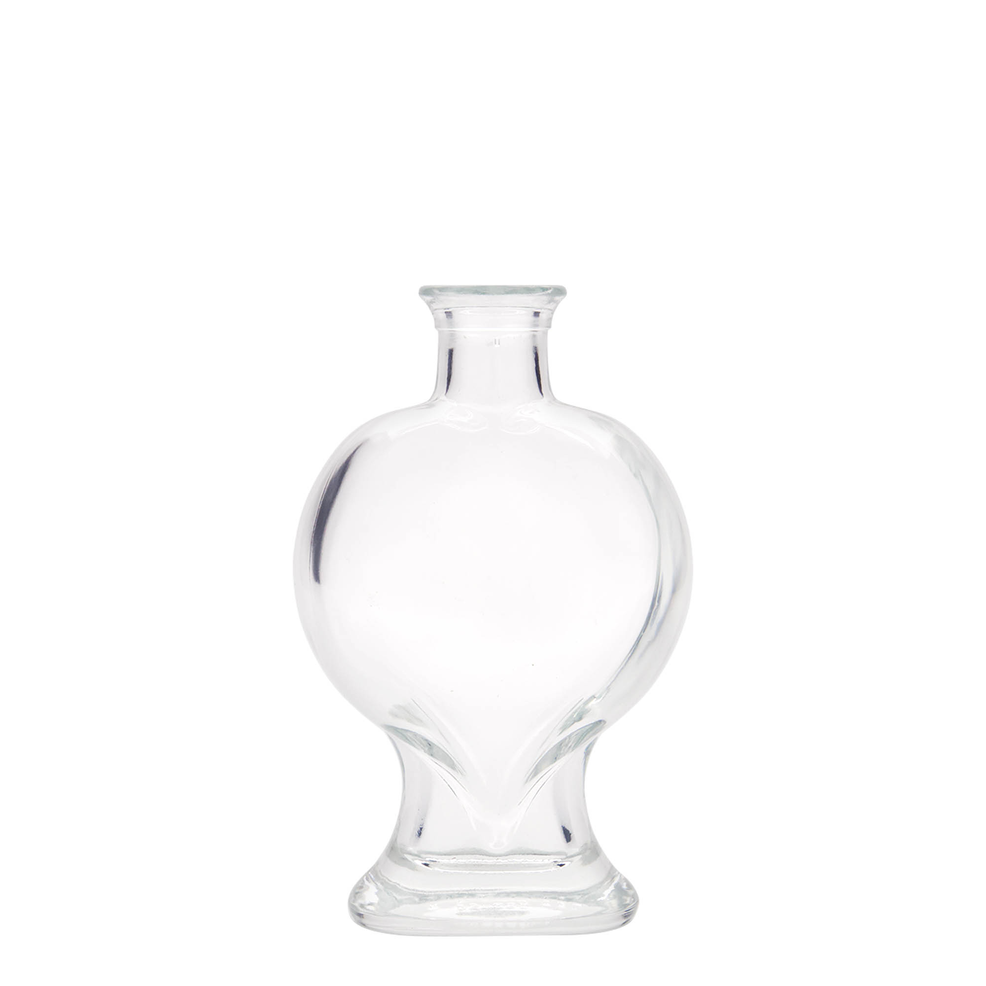 200 ml staklena boca 'Srce', otvor: pluta 200 ml staklena boca 'Srce', otvor: pluta