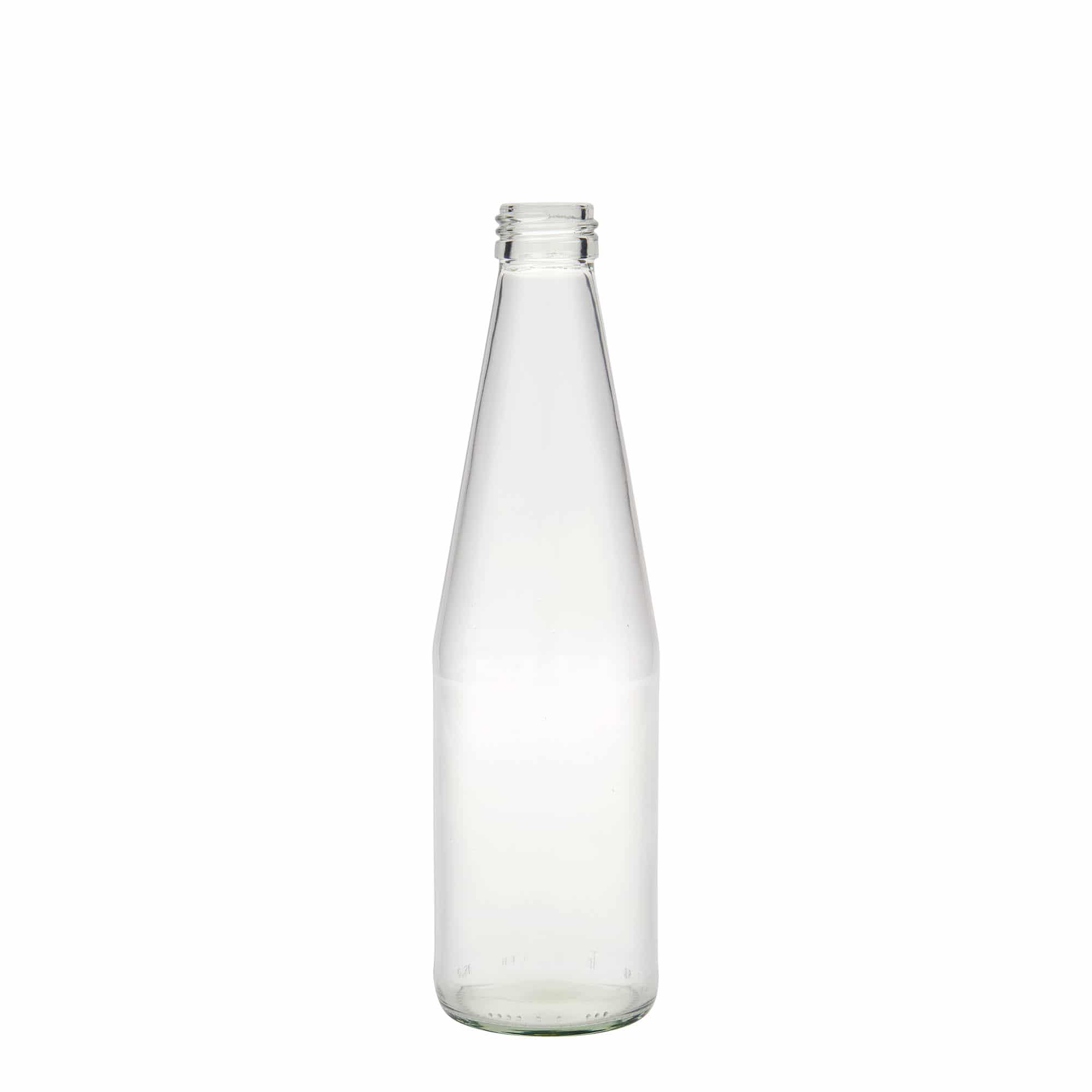 330 ml univerzalna boca u obliku šargarepe, staklo, grlo: PP 28