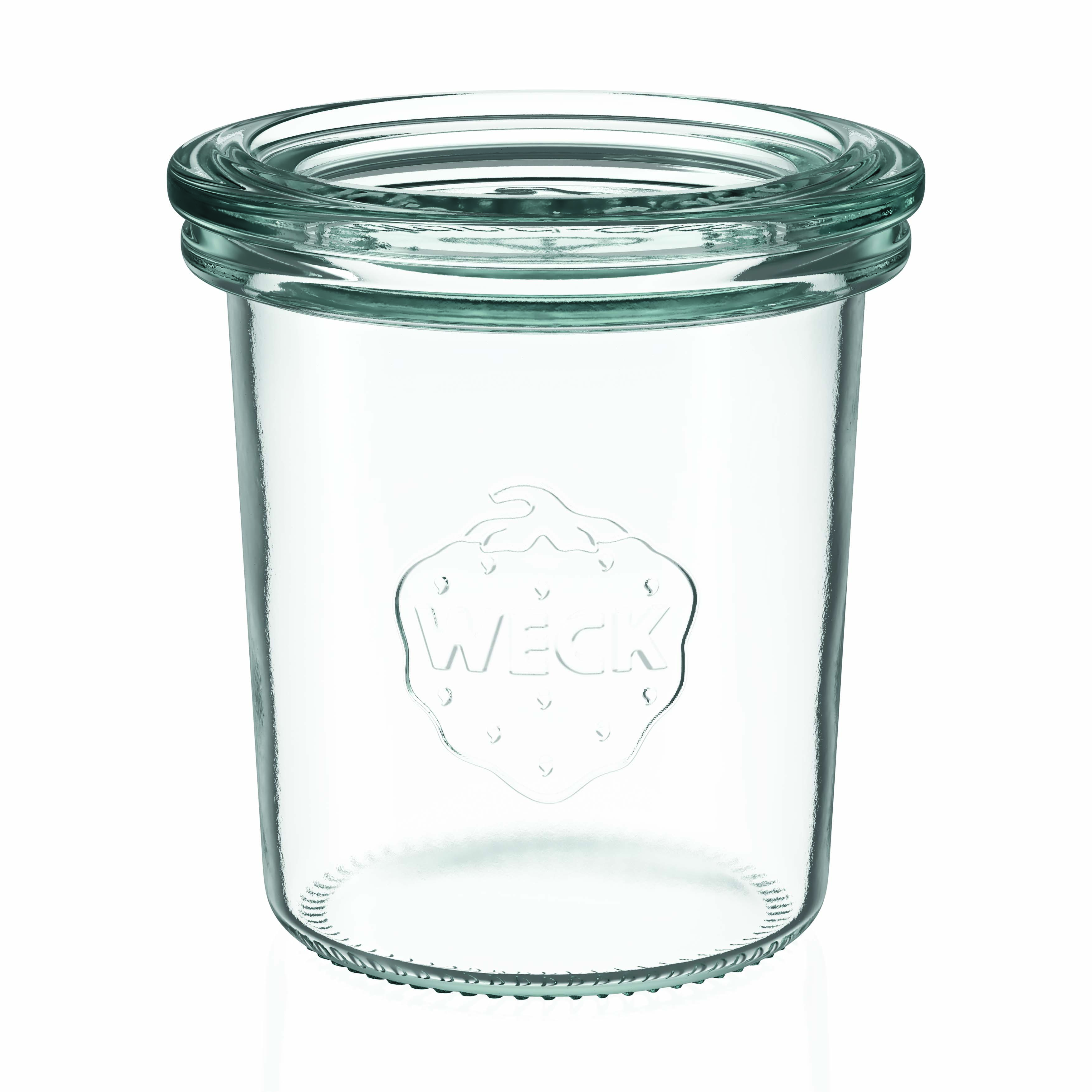 12x 160 ml WECK staklenka za preokretanje sa staklenim poklopcem RR 60