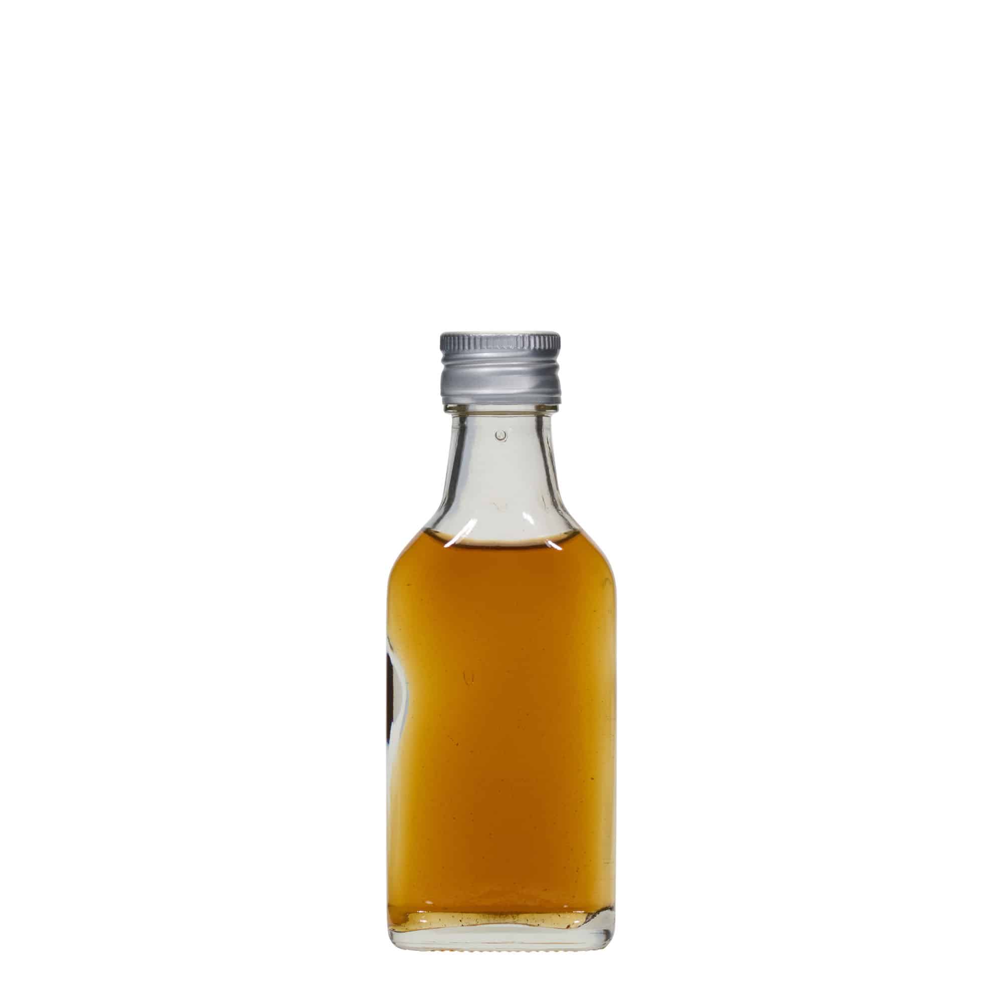 Džepna flaša 40 ml, kvadratna, otvor: PP 22